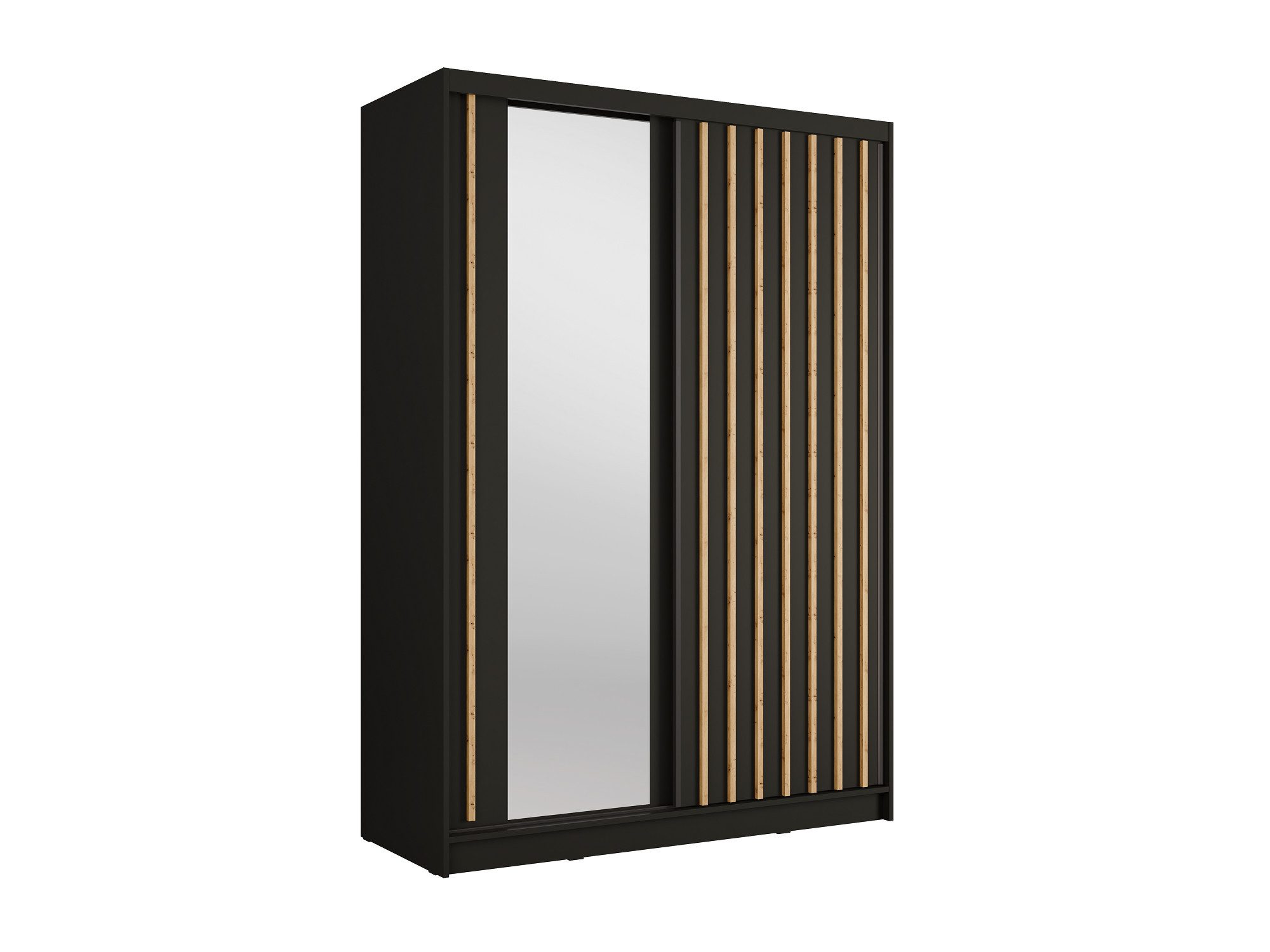 Home affaire Kleiderschrank VILLEFRANCHE modern mit viel Stauraum, Fächer & Kleiderstange, Spiegel Garderobe in 3 Breiten (155, 205, 248 cm), erhältlich in 3 Fa – Bild 2 von 5