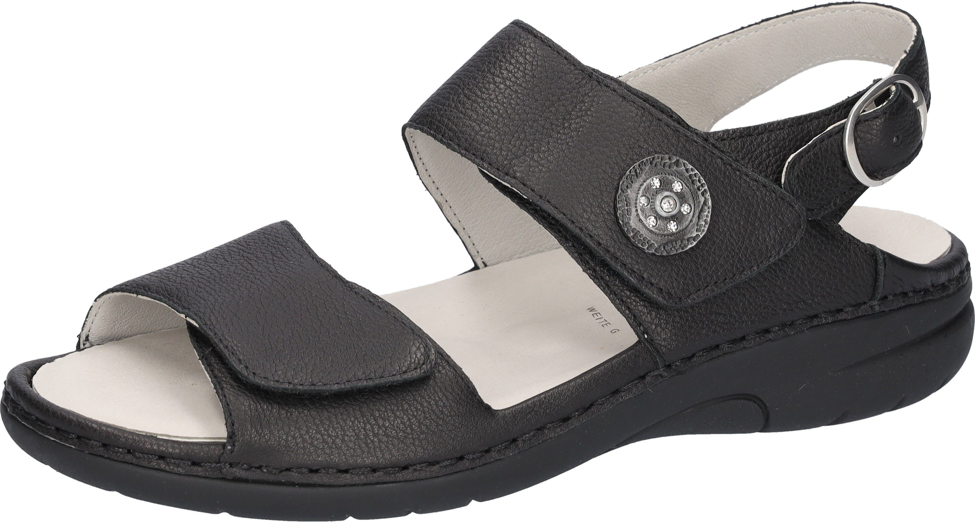 Waldläufer Gunna Sandalette Sommerschuh, Komfortschuh, Sandalette in Bequemweite G (weit)