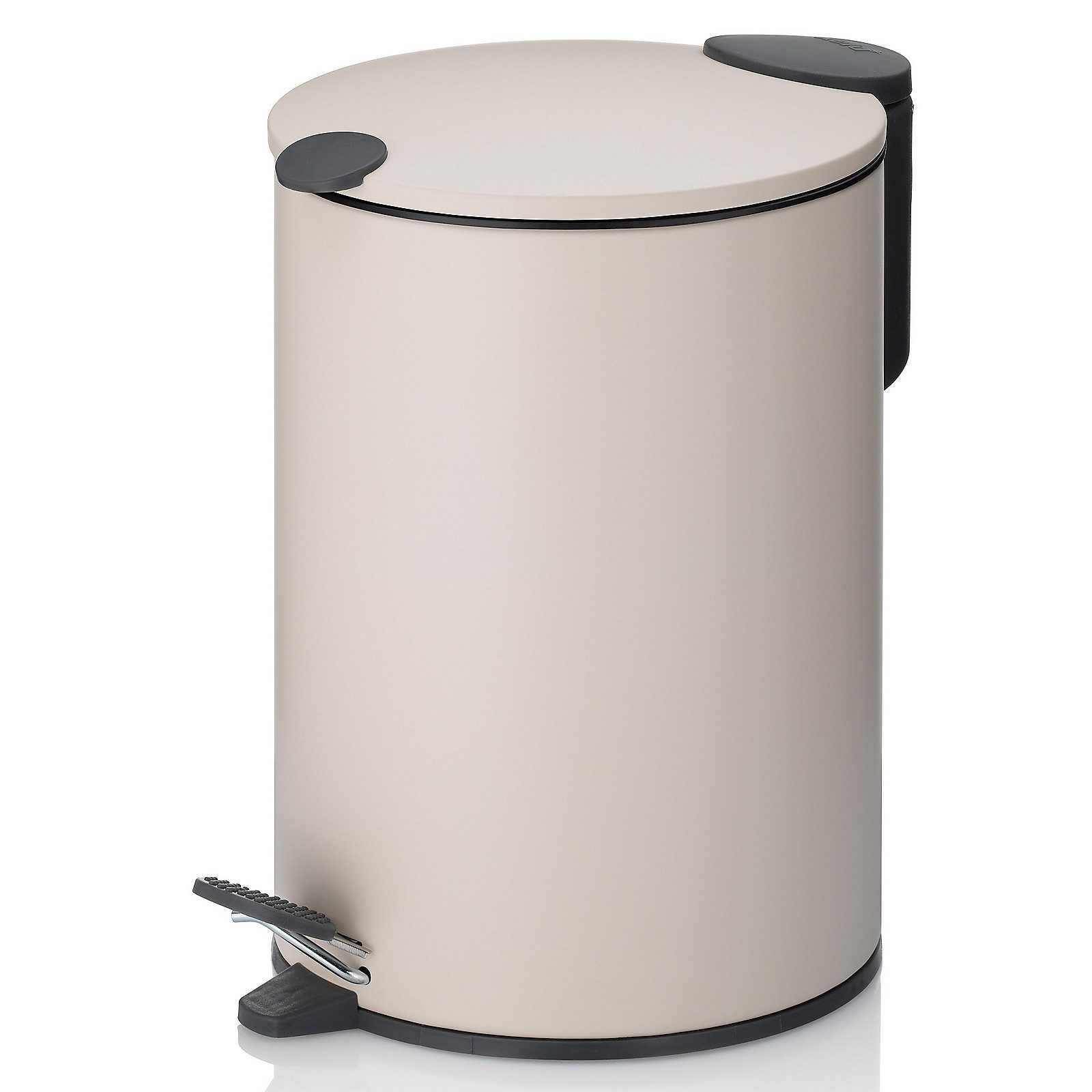 kela Kosmetikeimer Mats, 3Liter Silentclose, rutschhemmend, Deckel-Griff, Griffmulde zum Tragen