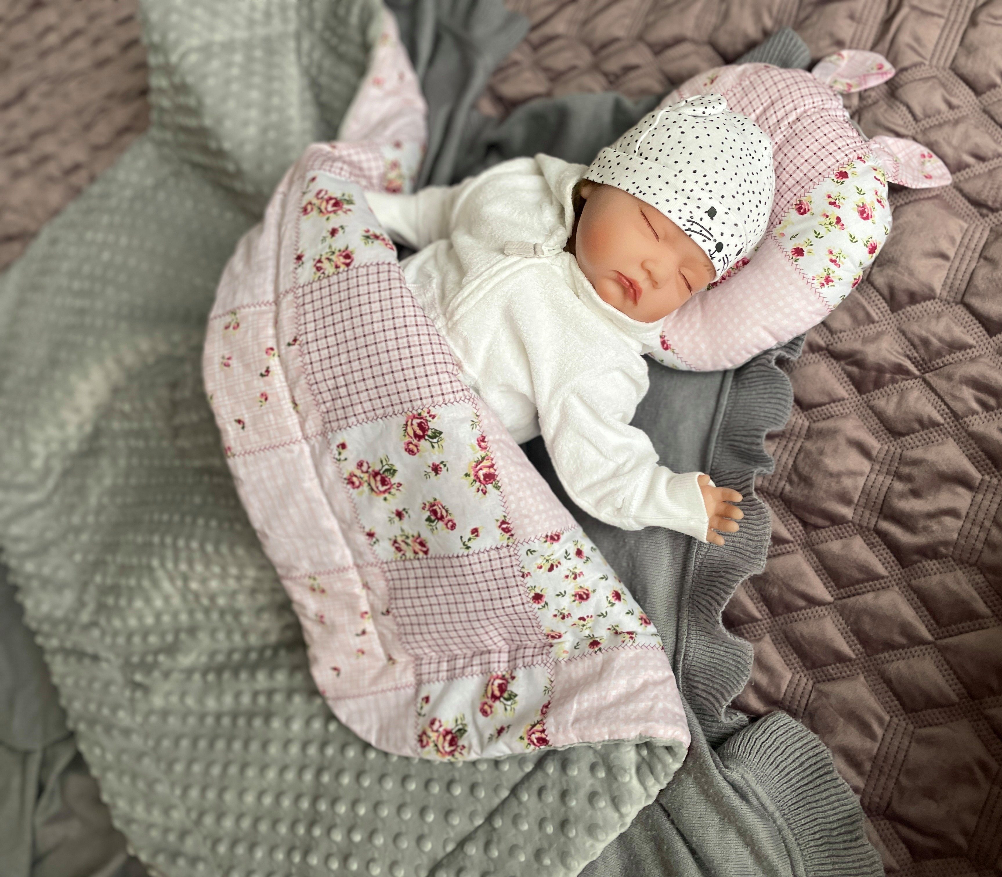 Babydecke Warm, Mittelwarm BAUMWOLLE/MINKY Babydecke 80x100 günstig online kaufen