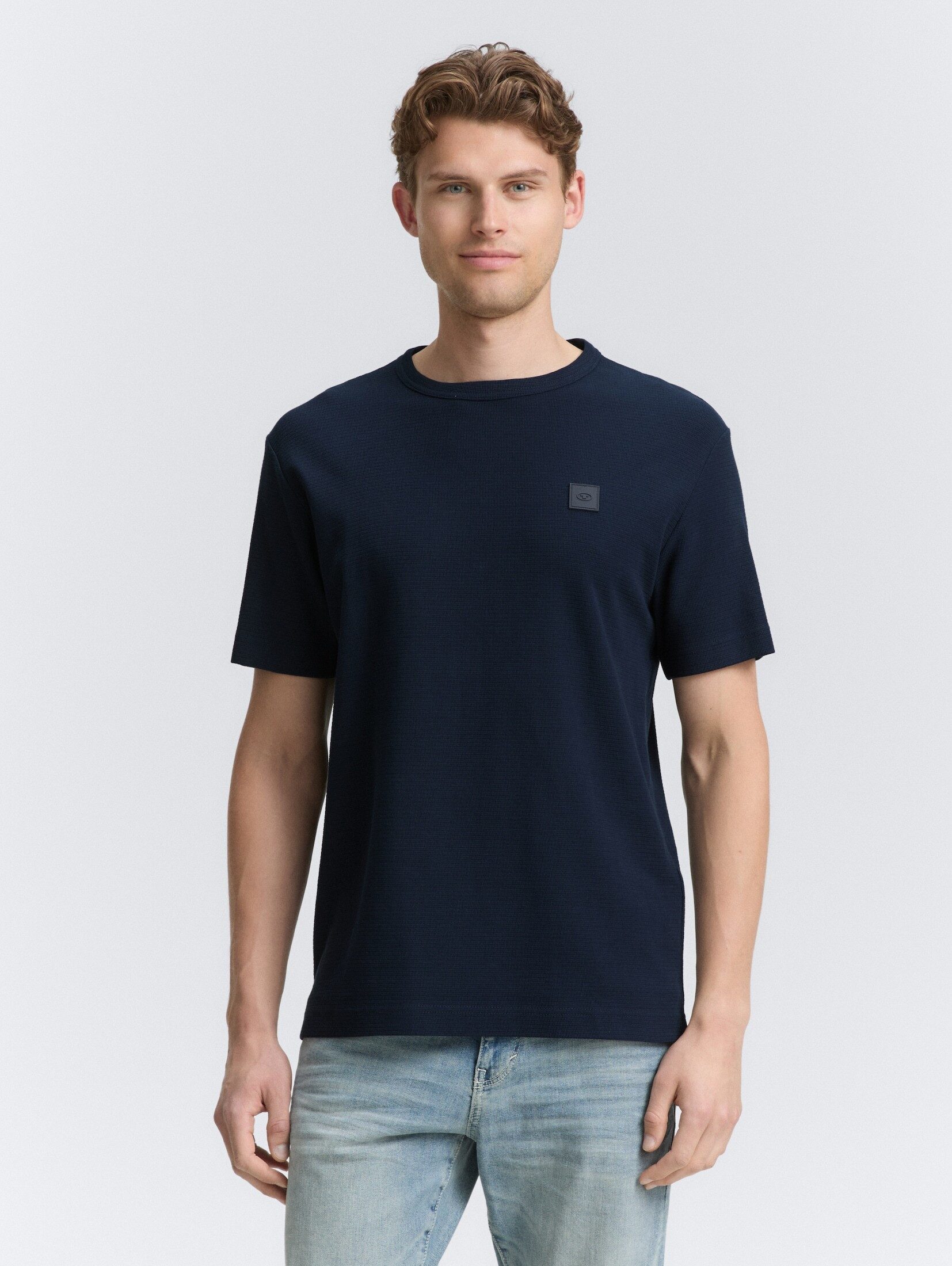 TOM TAILOR T-Shirt T-Shirt mit Logo-Badge günstig online kaufen