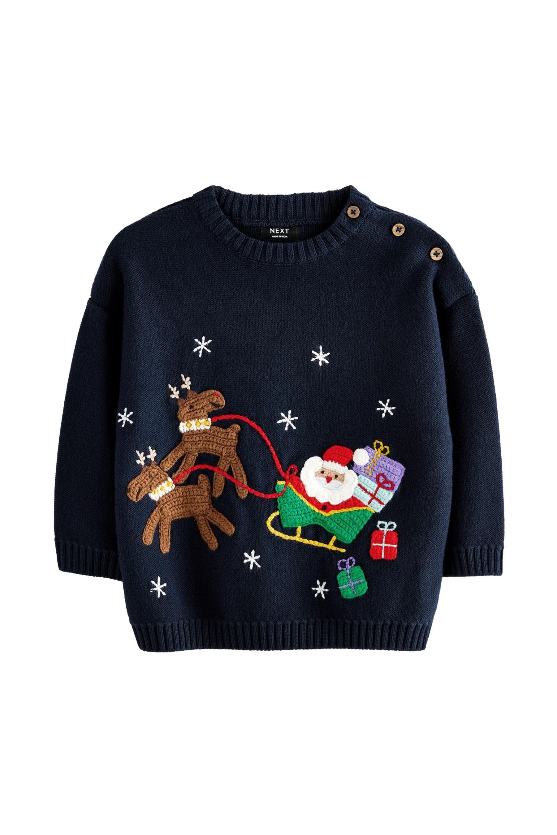 Next Strickpullover Weihnachtspullover aus 100 % Baumwolle günstig online kaufen
