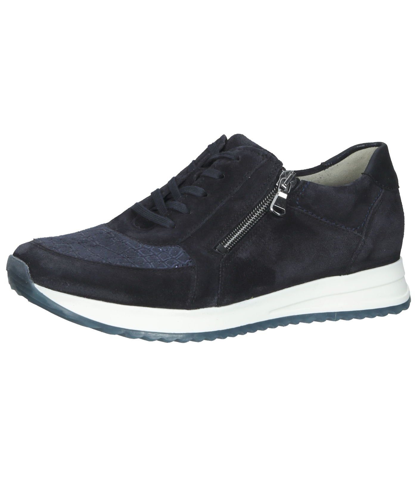 Waldläufer Sneaker Leder/Textil Sneaker Marine