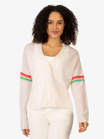 Rainbow Cashmere Strickjacke reines Kaschmir