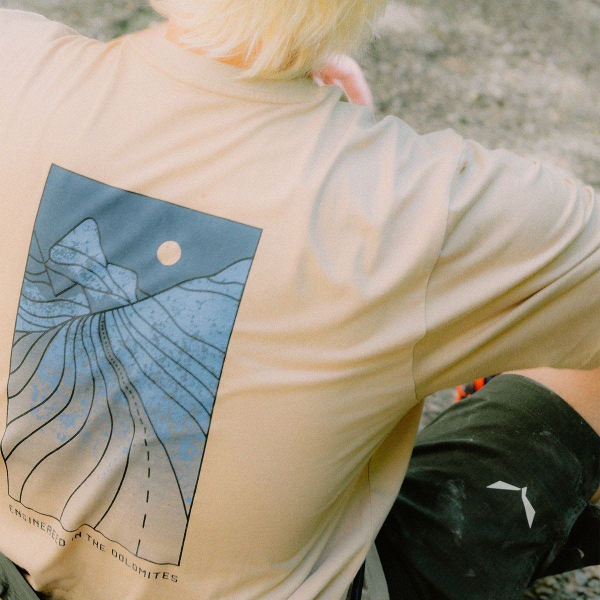 Salewa T-Shirt Eagle Sunset Loose T-Shirt M, T-Shirt, Herren - Salewa