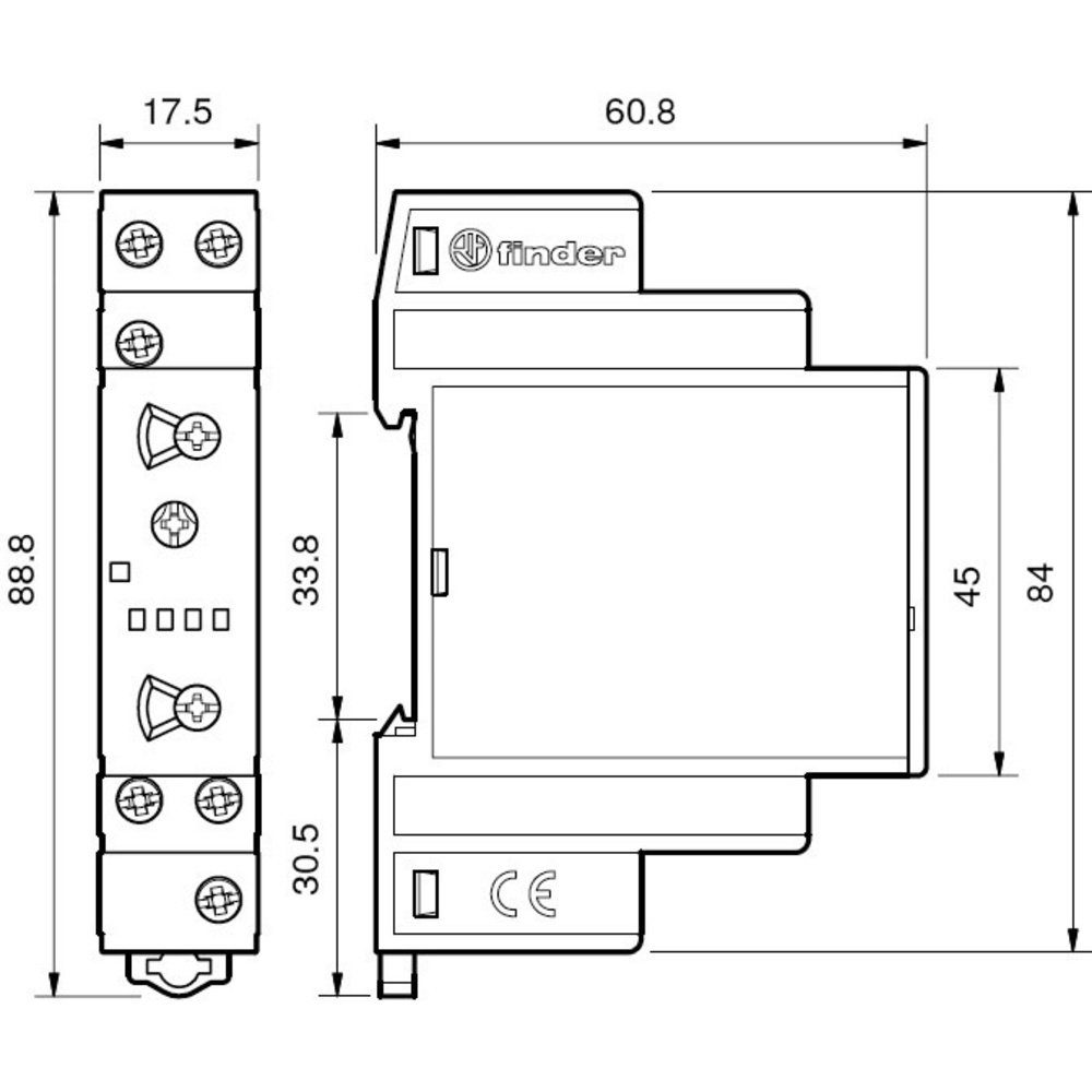 finder Zeitrelais Finder 80.11.0.240.0000 80.11.0.240.0000 Zeitrelais Monofunktional 1, (80.11.0.240.0000)