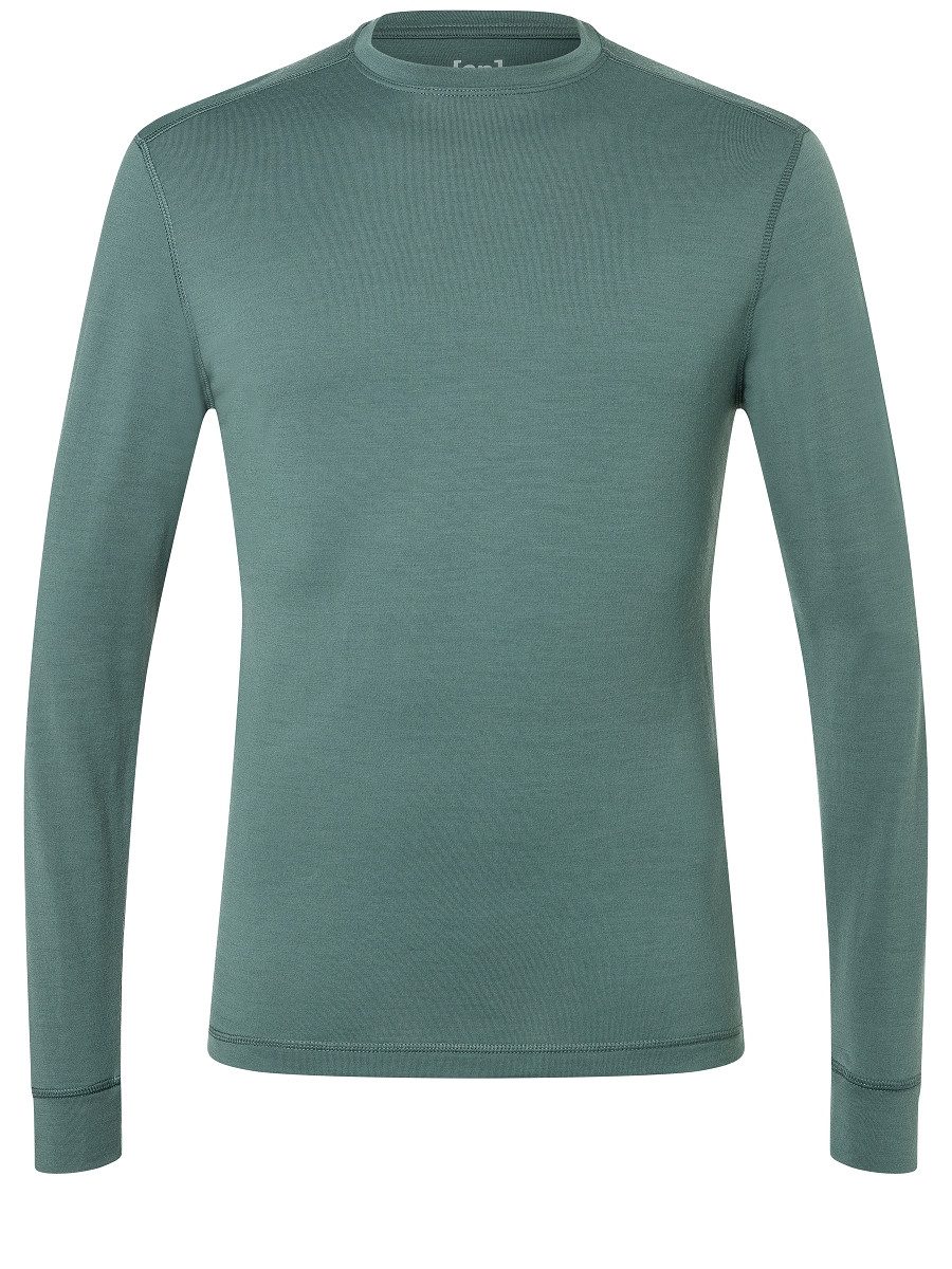 SUPER.NATURAL Langarmshirt Merino Funktionsunterwäsche M ARCTIC230 LS funktioneller Merino-Materialmix