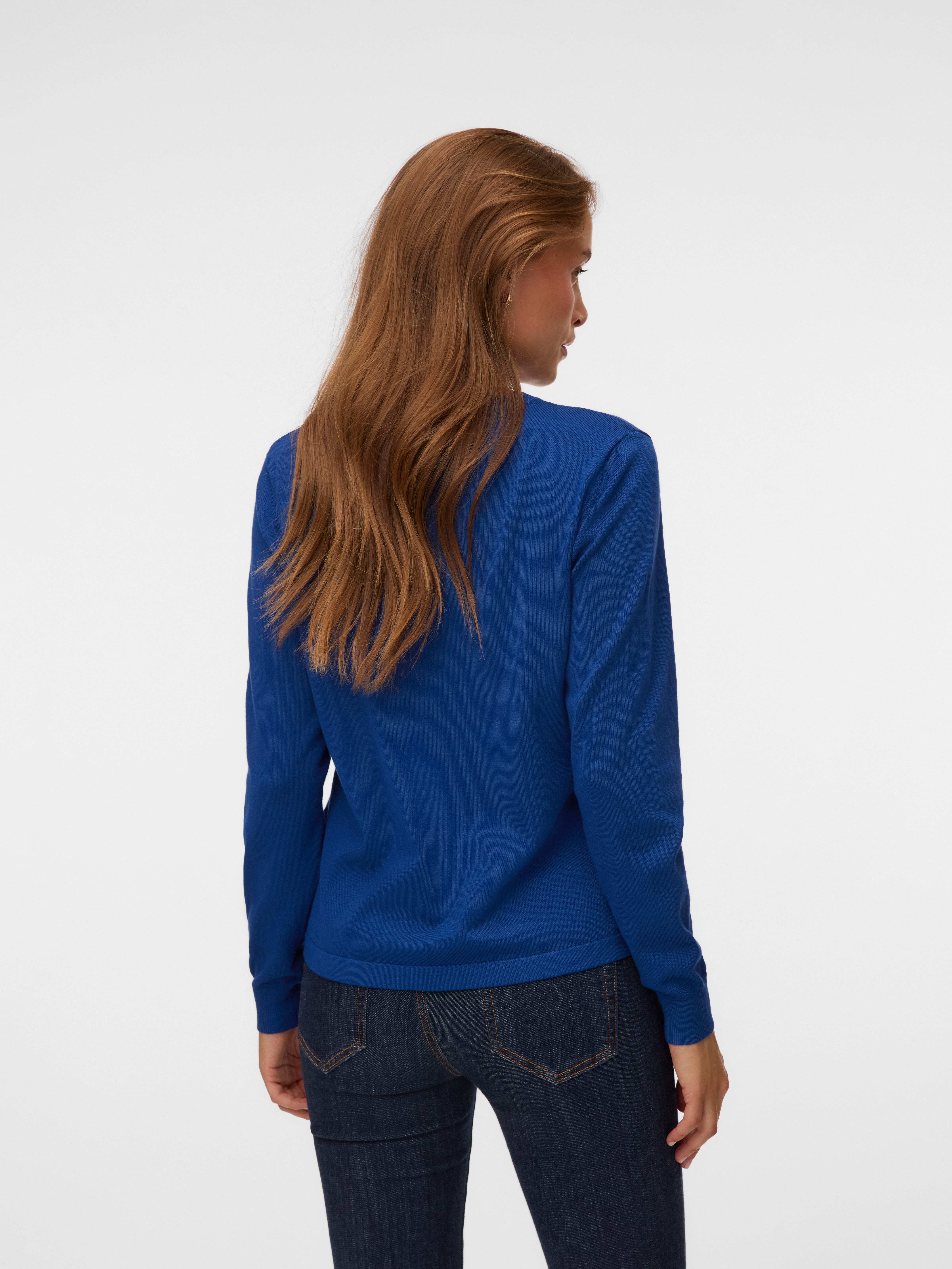 Vero Moda Strickpullover VMSILJE LS O-NECK PULLOVER NOOS