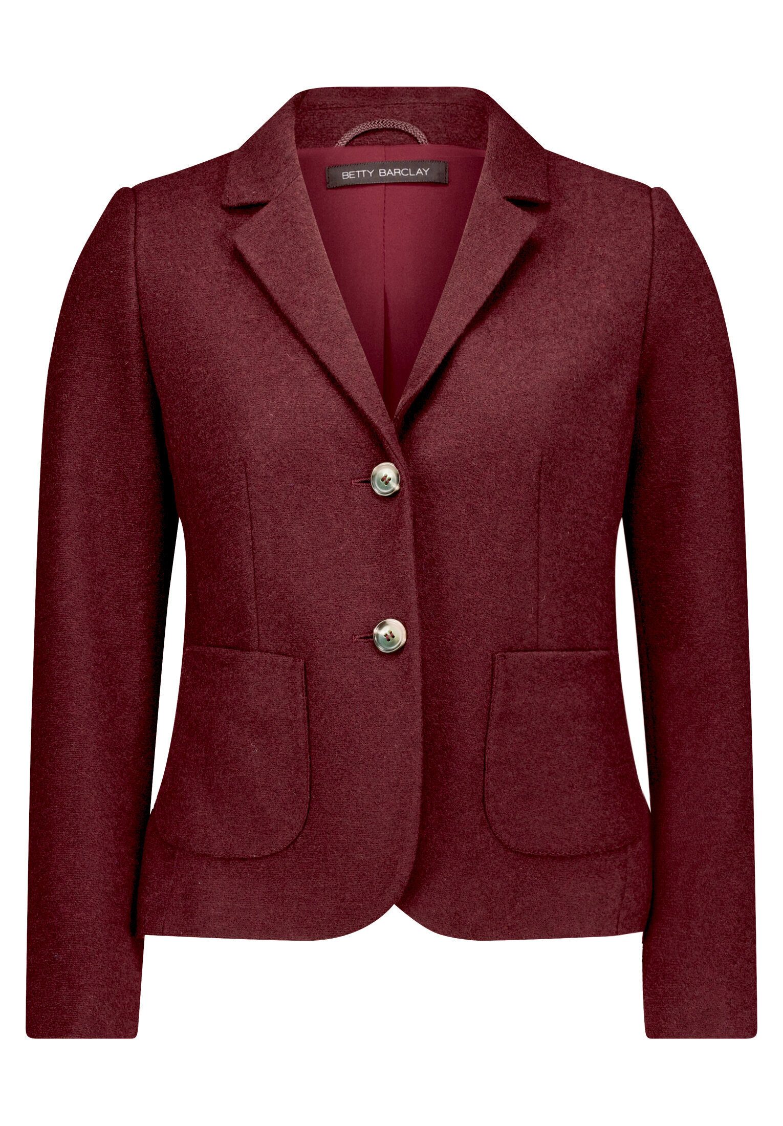 Betty Barclay Kurzblazer Damen mit aufgesetzten Taschen Material