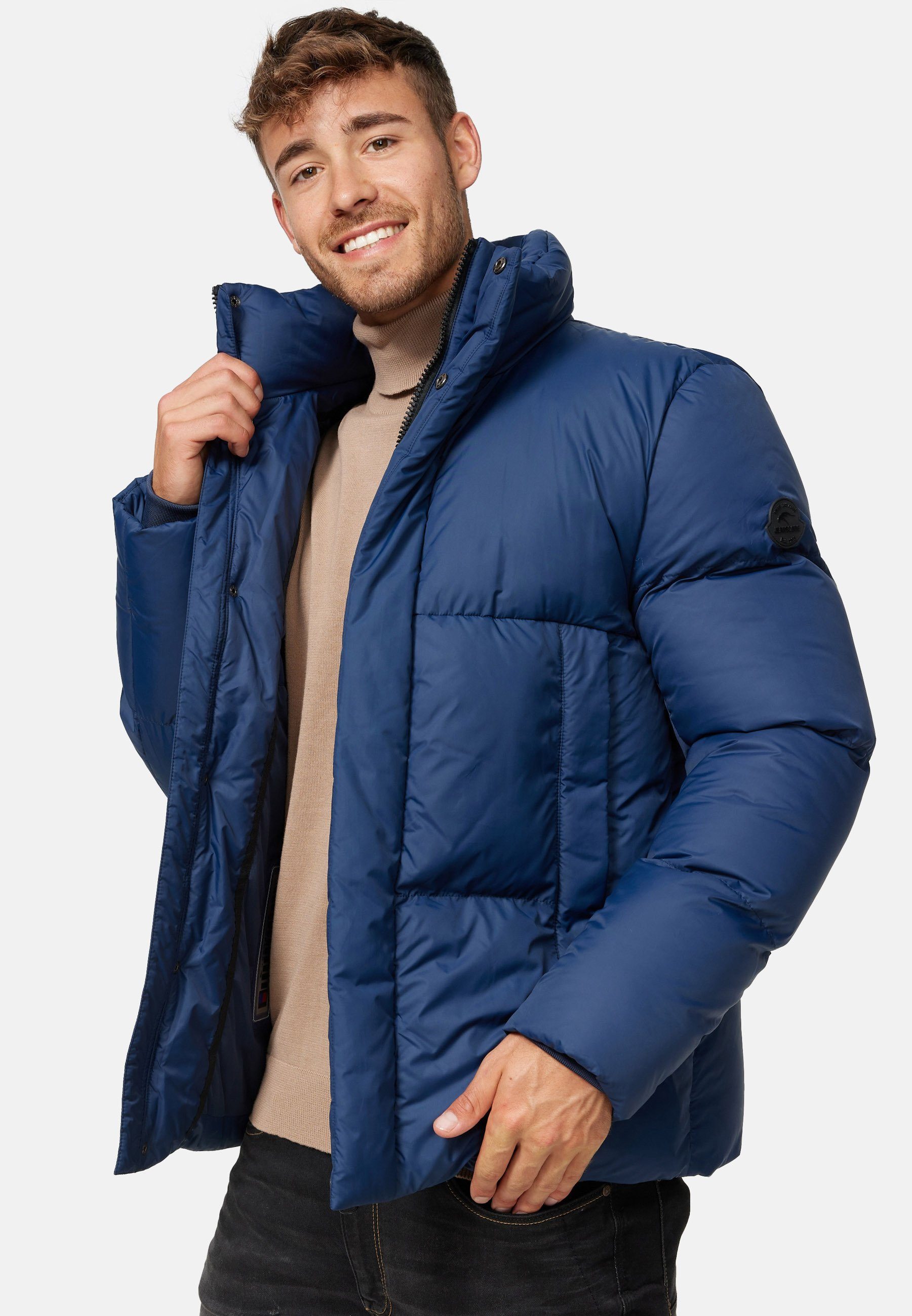 Indicode Winterjacke Lanse Navy