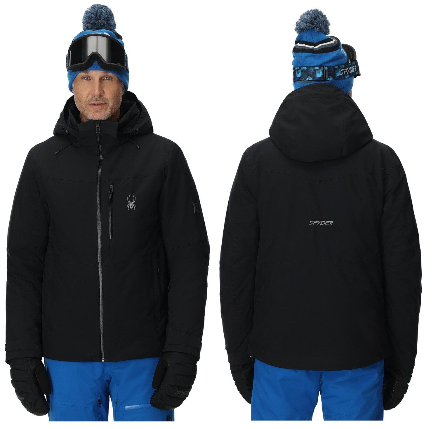 Spyder Skijacke Spyder Copper Jacket Herren Skijacke Winterjacke Jacke 38SA073517 BLK