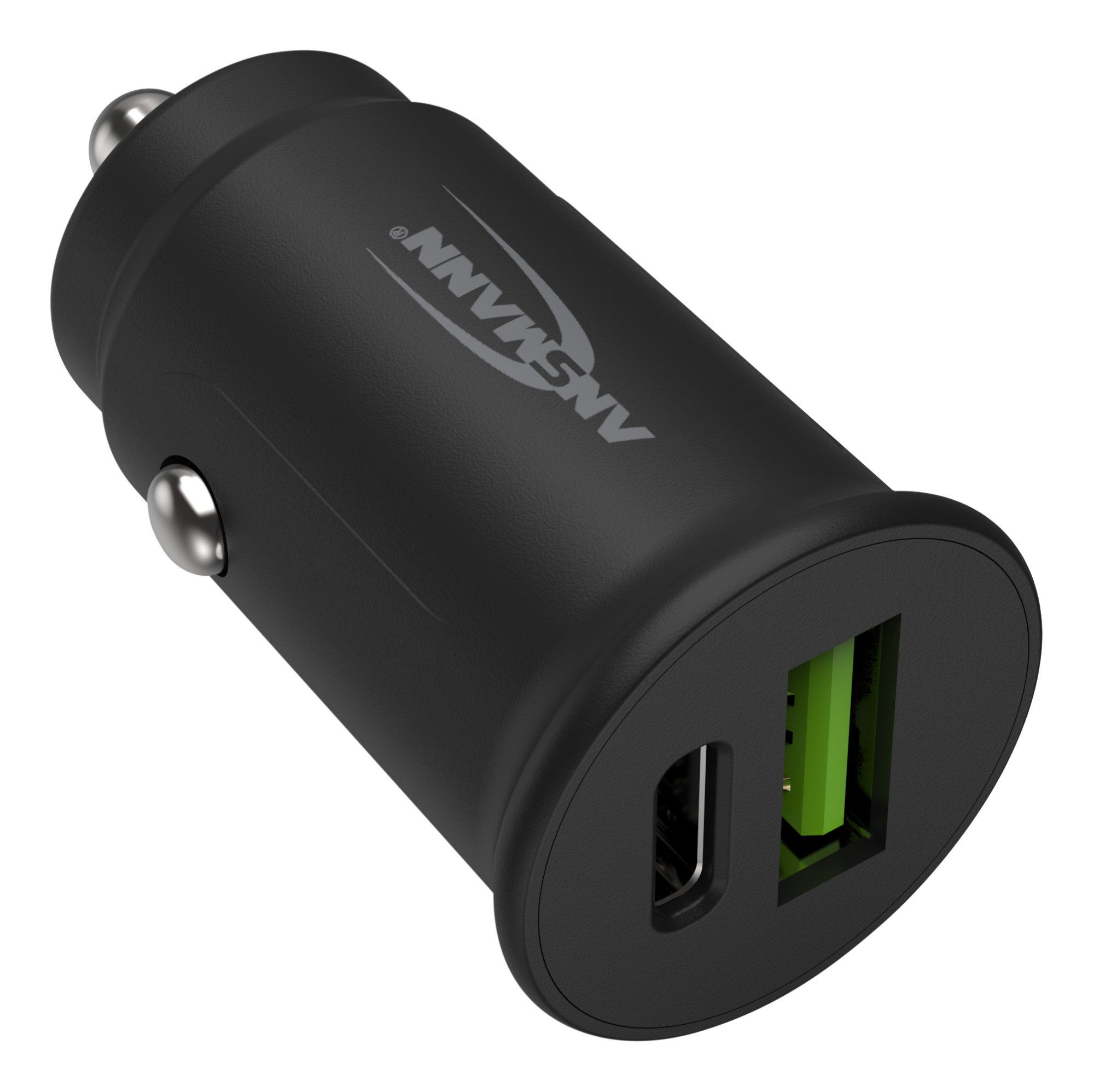 ANSMANN AG In-Car-Charger - USB-Kfz Ladegerät 30W für Smartphone, Tablet, etc. USB-Ladegerät