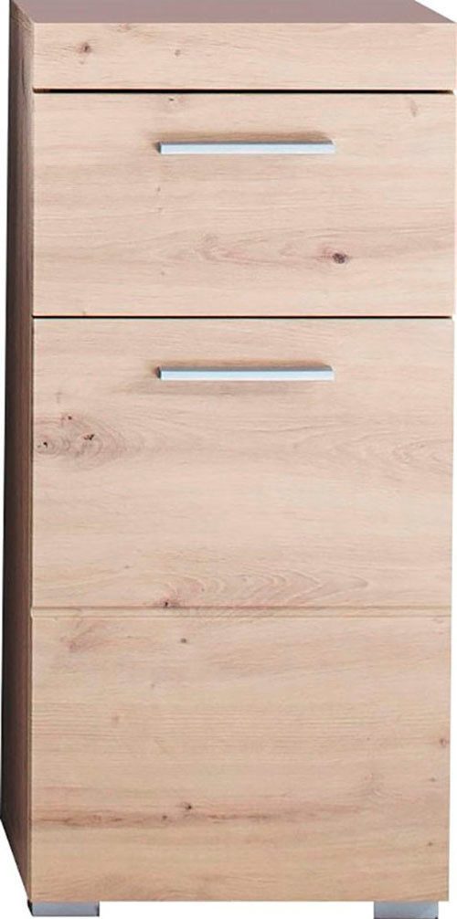 welltime Unterschrank Avena Badezimmerkommode mit 1 Schublade und 1 Tür - Maße (B/T/H) 37/31/79 cm