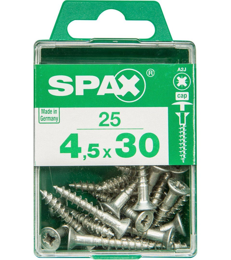 Holzbauschraube Spax Universalschrauben 4.5 x 30 mm PZ 2 - 25 Stk.