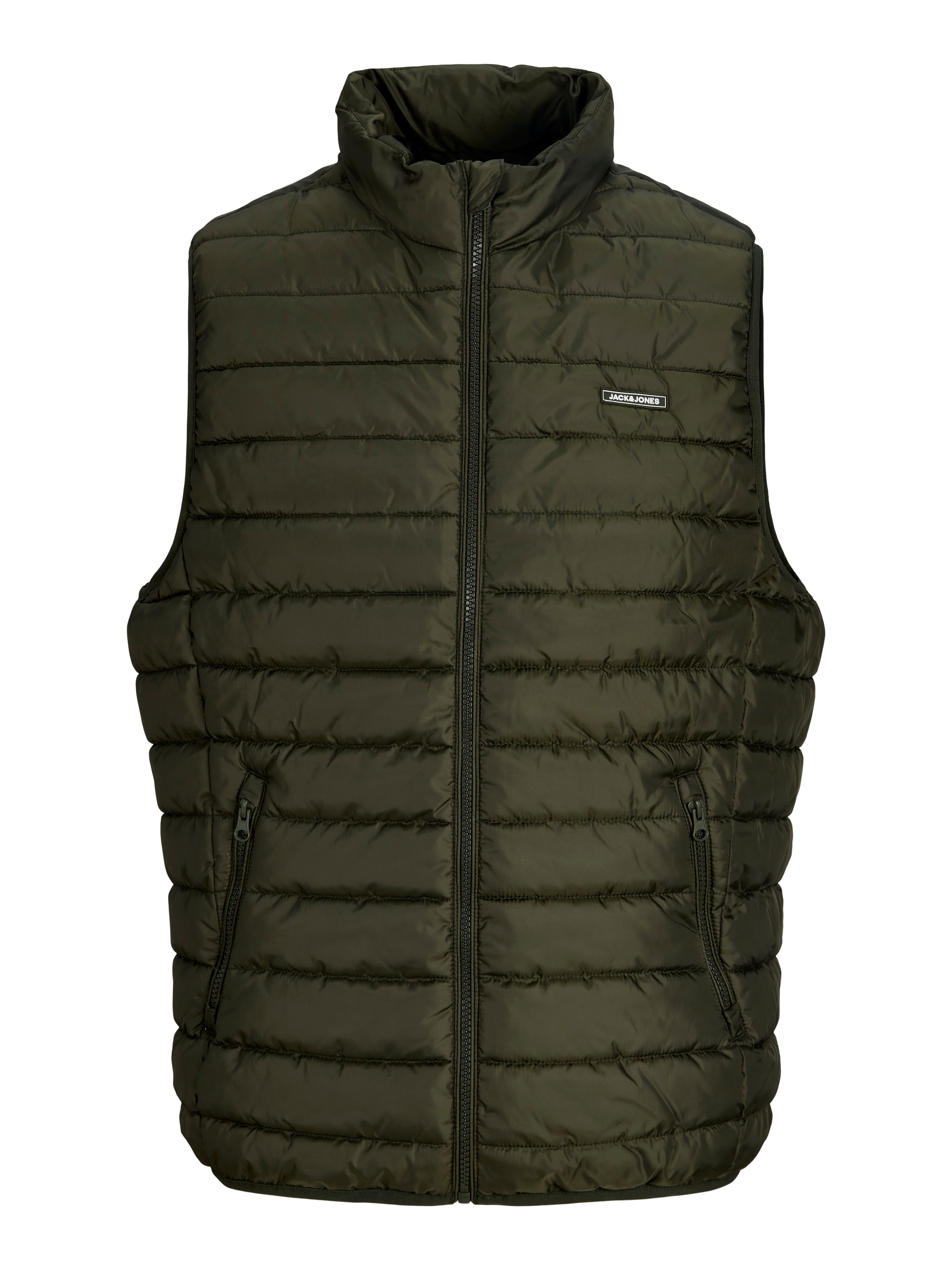 Jack & Jones Steppweste JJELVIS LIGHT BODYWARMER COLLAR Kunstfaser, regular fit