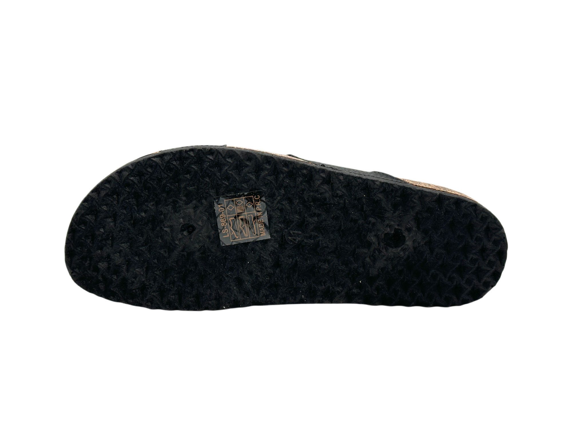 Nowaland Damen Pantoletten – Bequeme Sommer Sandalen mit Korkoptik Pantolette Leicht, bequem, modisch mit weicher Korkoptik-Sohle – Bild 5 von 5
