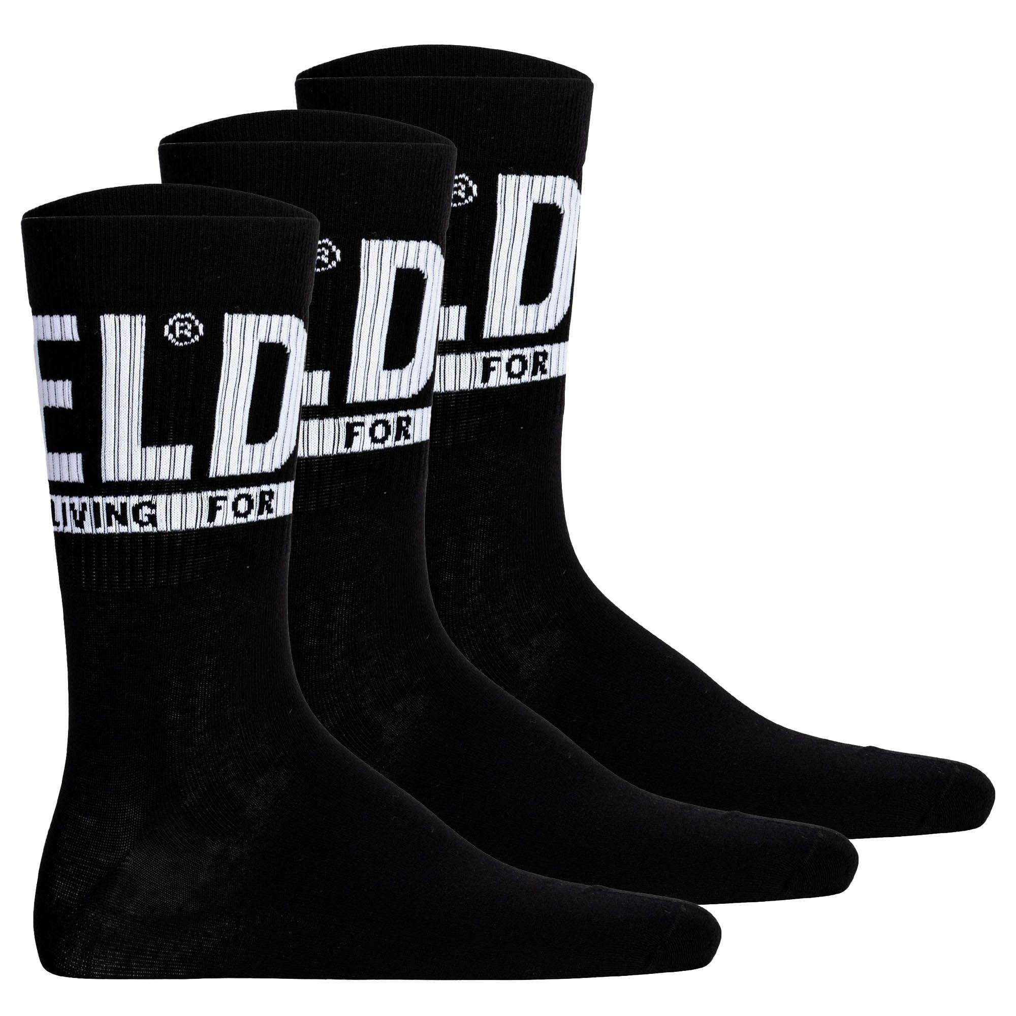Kurzsocken Herren Socken 3er Pack Baumwolle