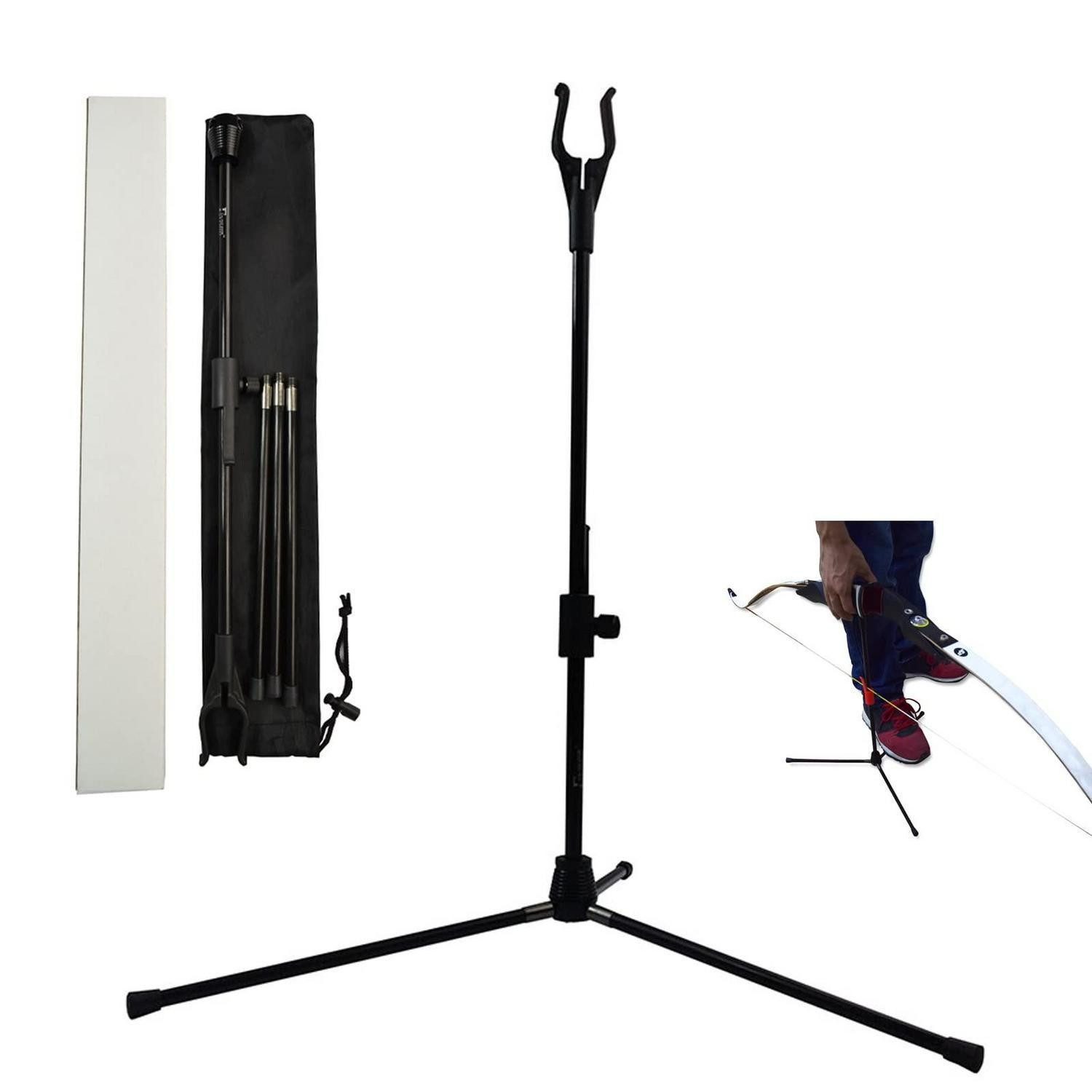 LuxusKollektion Compoundbogen Bogenständer Glasfaser leicht schwarz 48cm