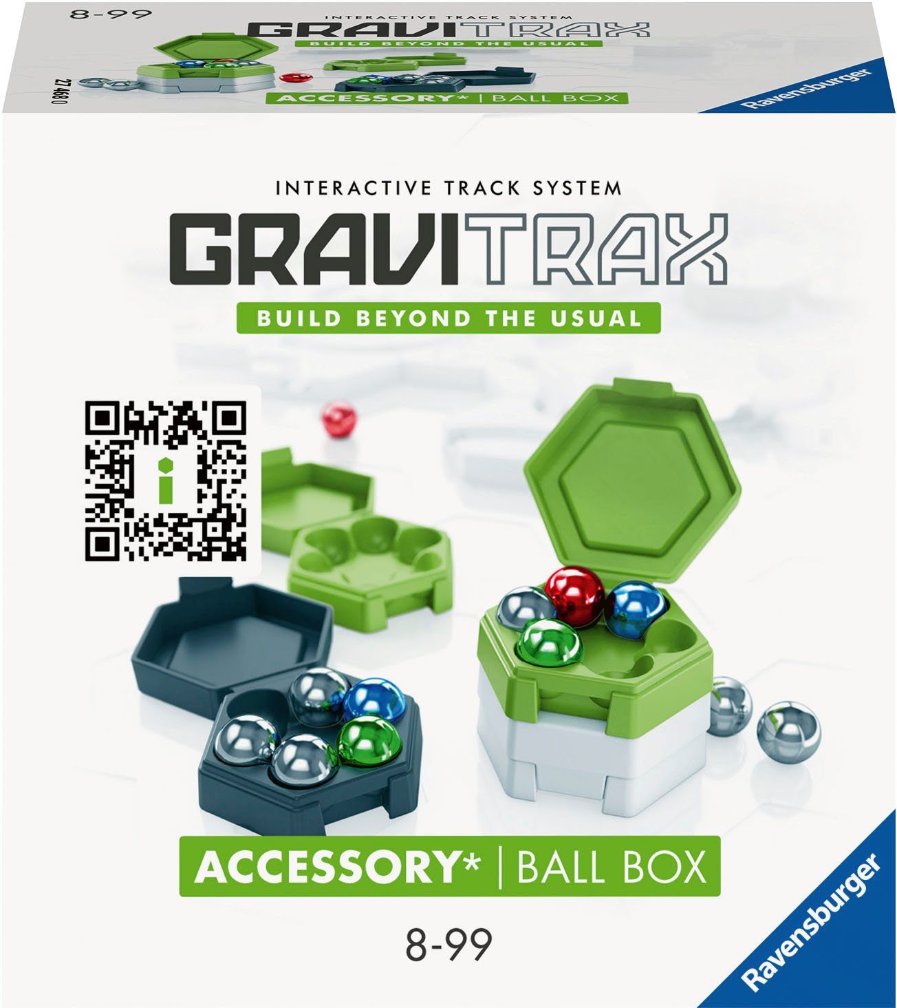 Ravensburger Kugelbahn-Bausatz GraviTrax Accessory Ball Box, Made in Europe