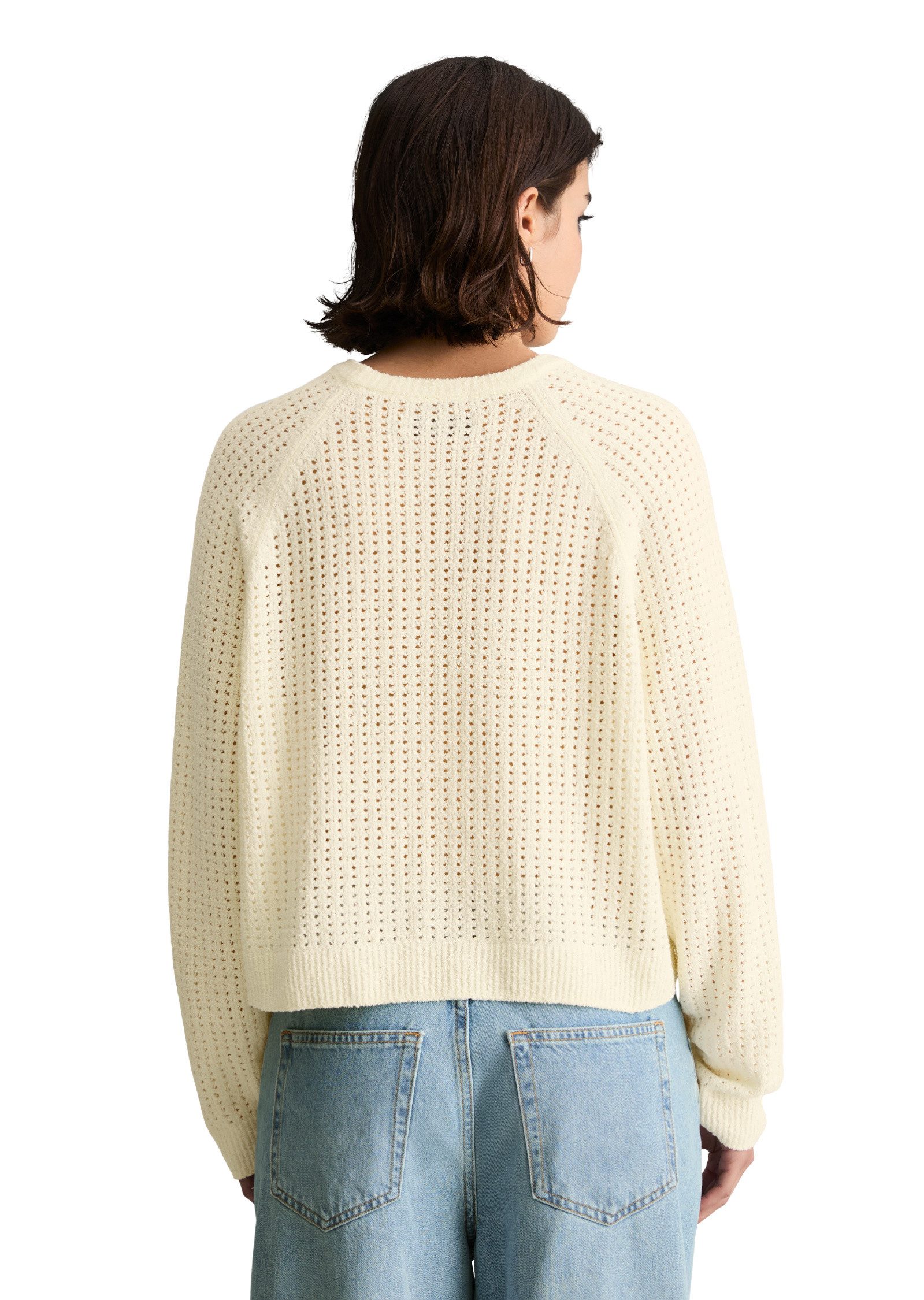 Marc O'Polo DENIM Strickpullover aus weichem Organic Cotton-Mix
