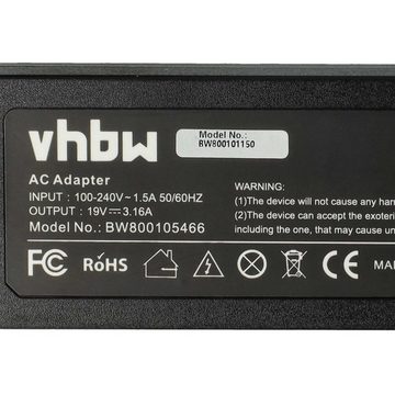 vhbw passend für Acer Travelmate 521T, 506DX, 4000, 500, 506, 3200, 330T, Notebook-Ladegerät