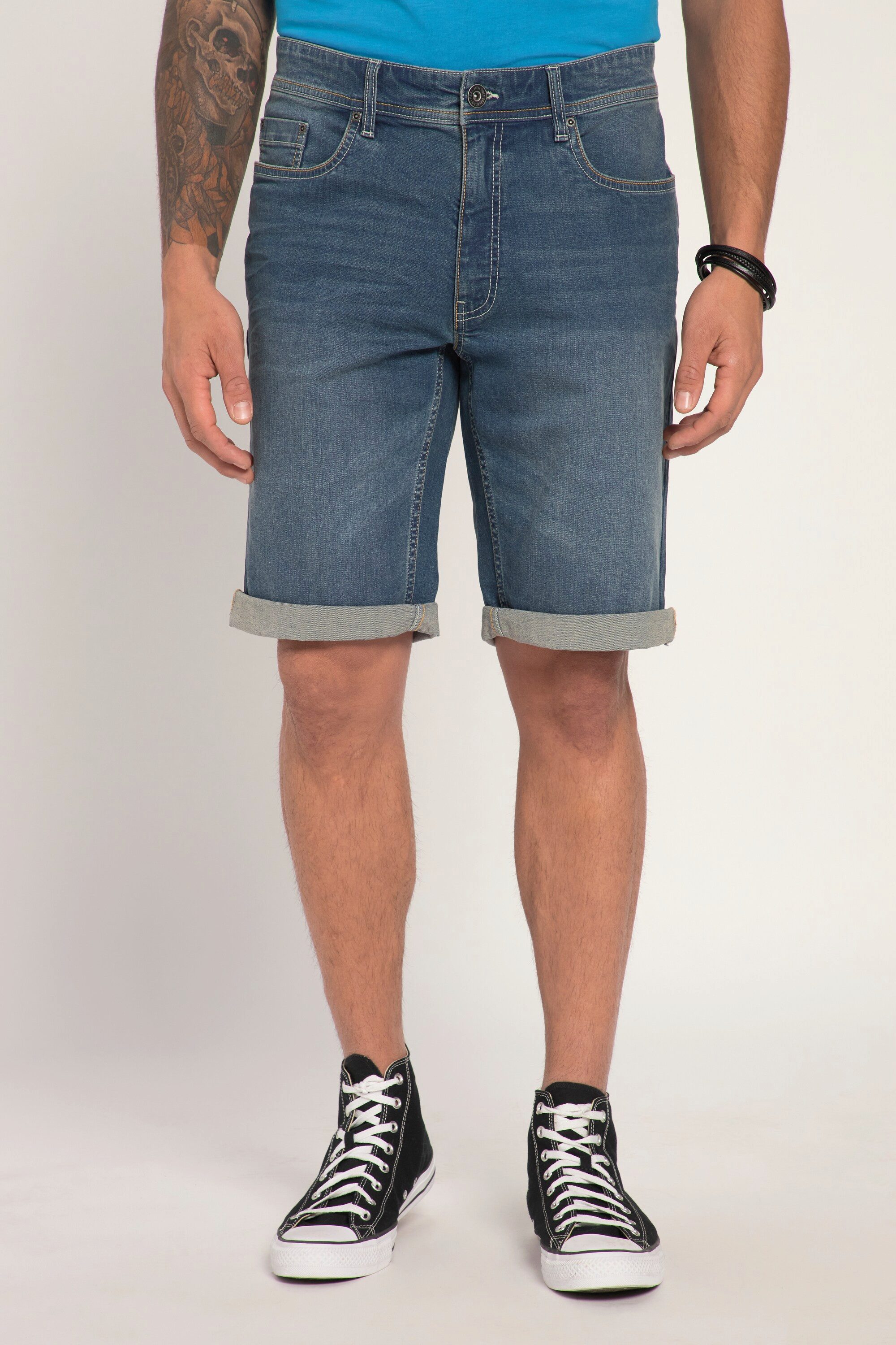 JP1880 Jeansbermudas Bermuda Bauchfit Jeans 5-Pocket günstig online kaufen