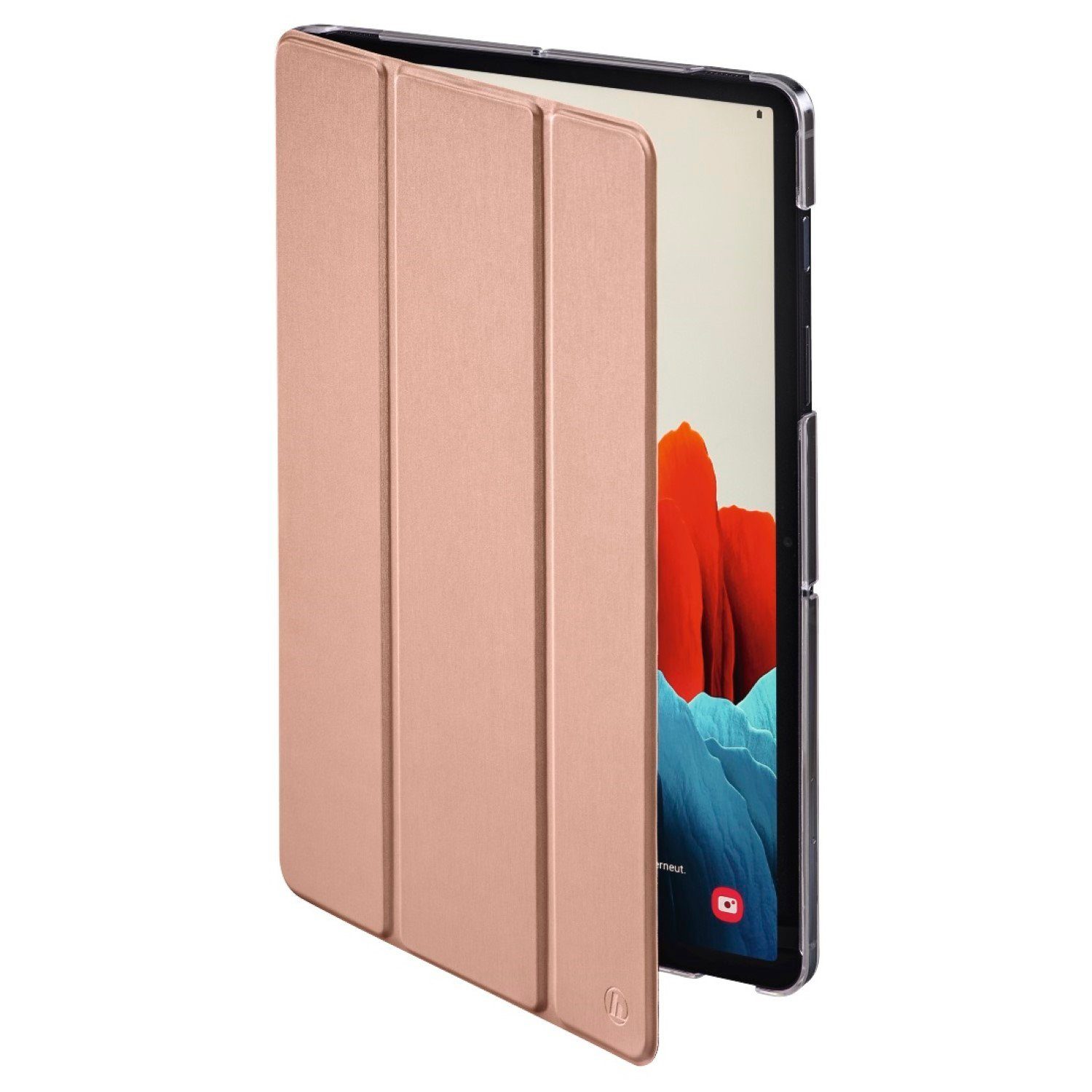 Hama Tablet-Hülle Smart Case Fold Clear Tasche Cover Hülle Rose, Aussparung für S-Pen, für Samsung Galaxy Tab S8 2022 / S7 2020 11"