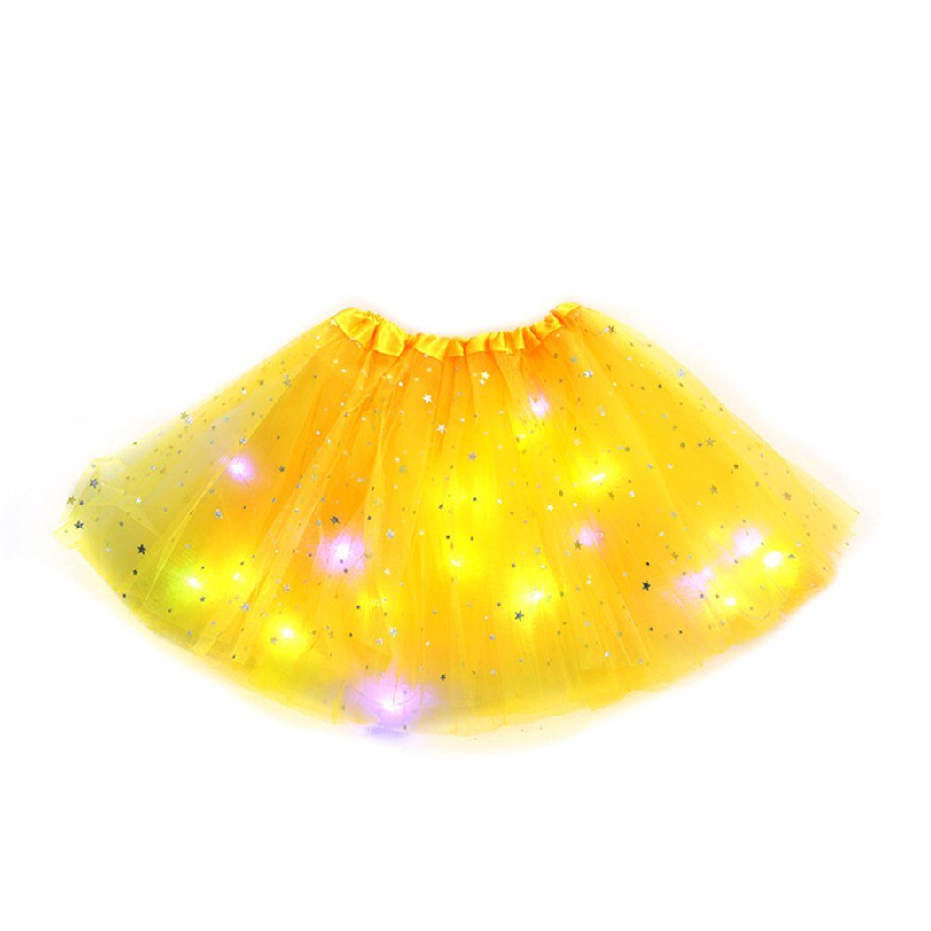 Xkatharsis Tüllrock LED-Tüll-Tutu, leuchtendes Tutu 40 cm, geeignet für  Partys und Tänze