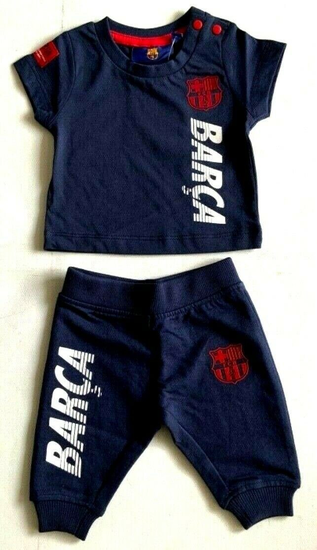 FC Barcelona Jogginganzug FC Barcelona Kinder Set, FC Barcelona Baby Joggers,Baby T-Shirts FC Barcelona. (2-tlg)