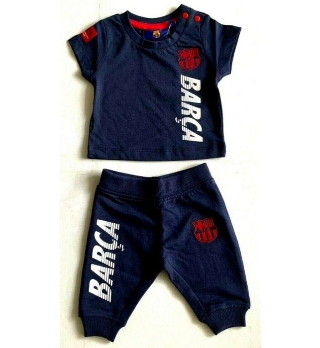 FC Barcelona Jogginganzug FC Barcelona Kinder Set FC Barcelona Baby Joggers Baby T-Shirts FC Barcelona. (2-tlg)