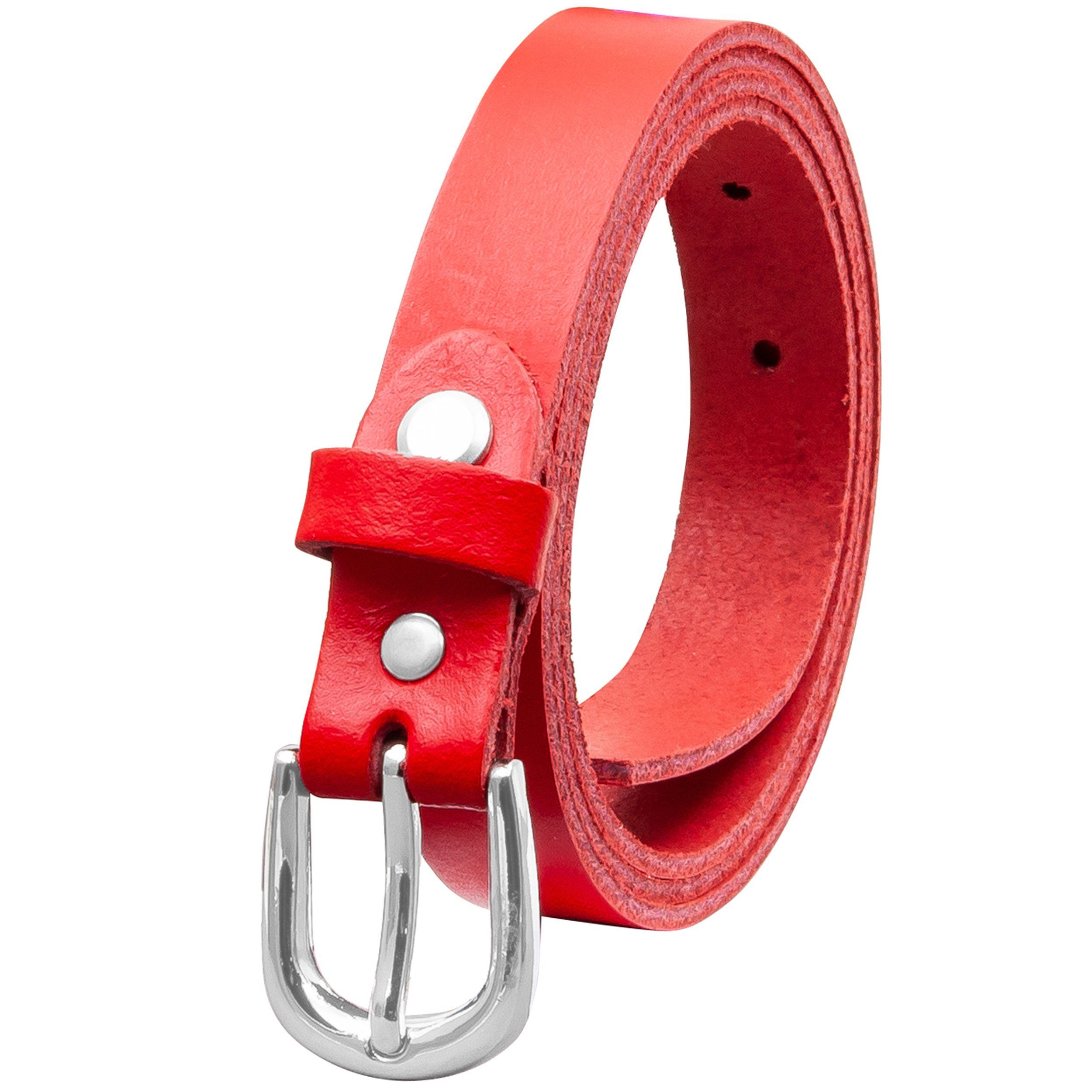 Ledergürtel OM18-SL-Rot
