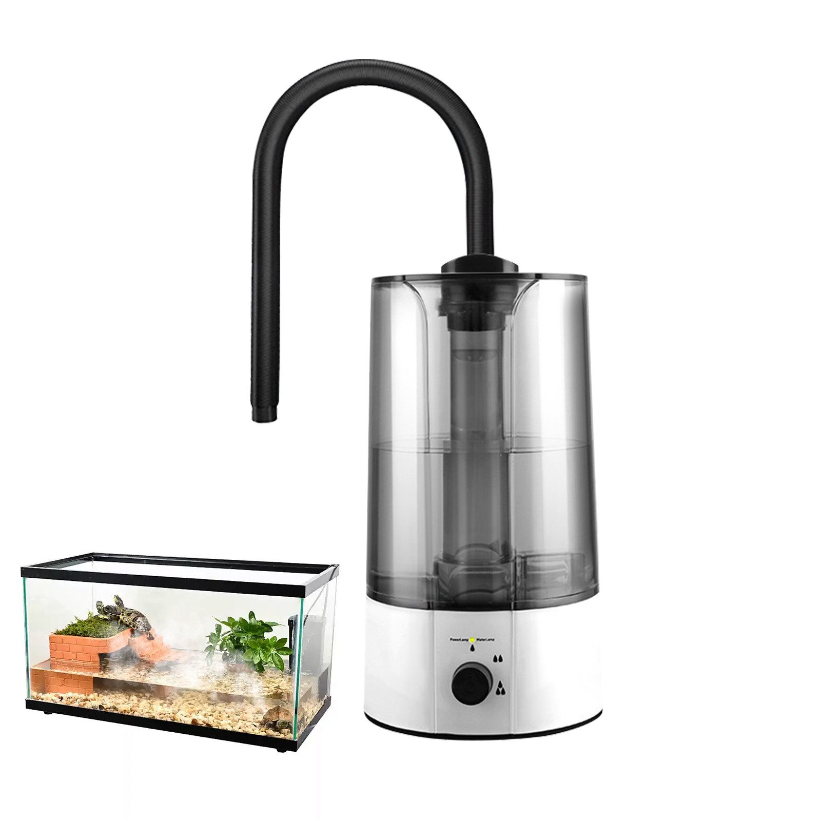 TWSOUL Terrarium 4L Reptilie Luftbefeuchter Ausziehbarem Rohr Sprühgrößenei günstig online kaufen