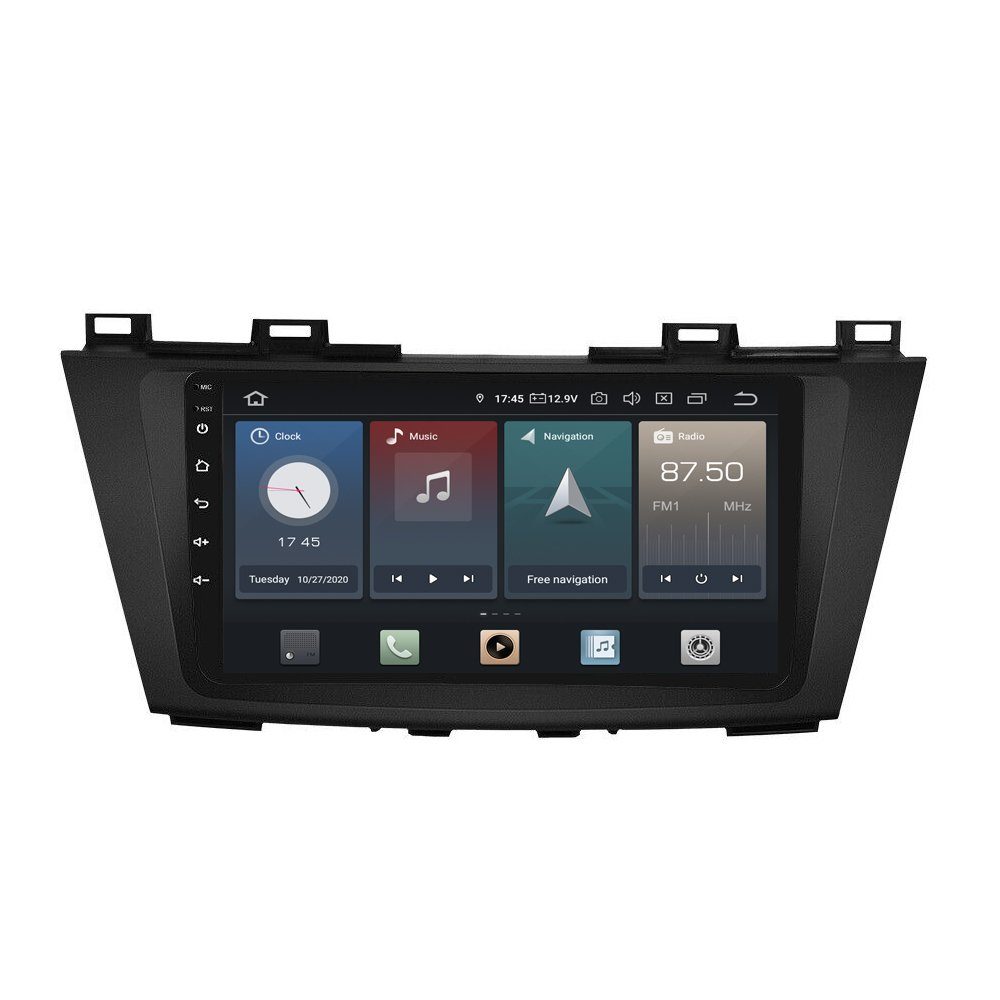 Für Mazda 5 CW 9" Touch Android Autoradio Navigation GPS CarPlay Einbau-Navigationsgerät