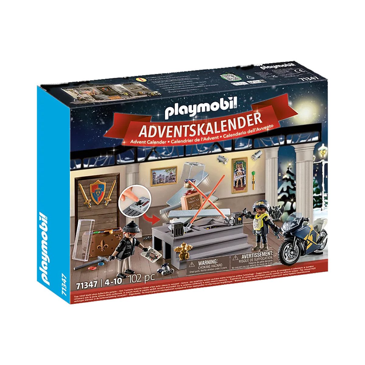 Playmobil® Іграшковий адвент-календар, Playmobil Календарі Polizei Museumsdiebstahl 71347 1 Stück