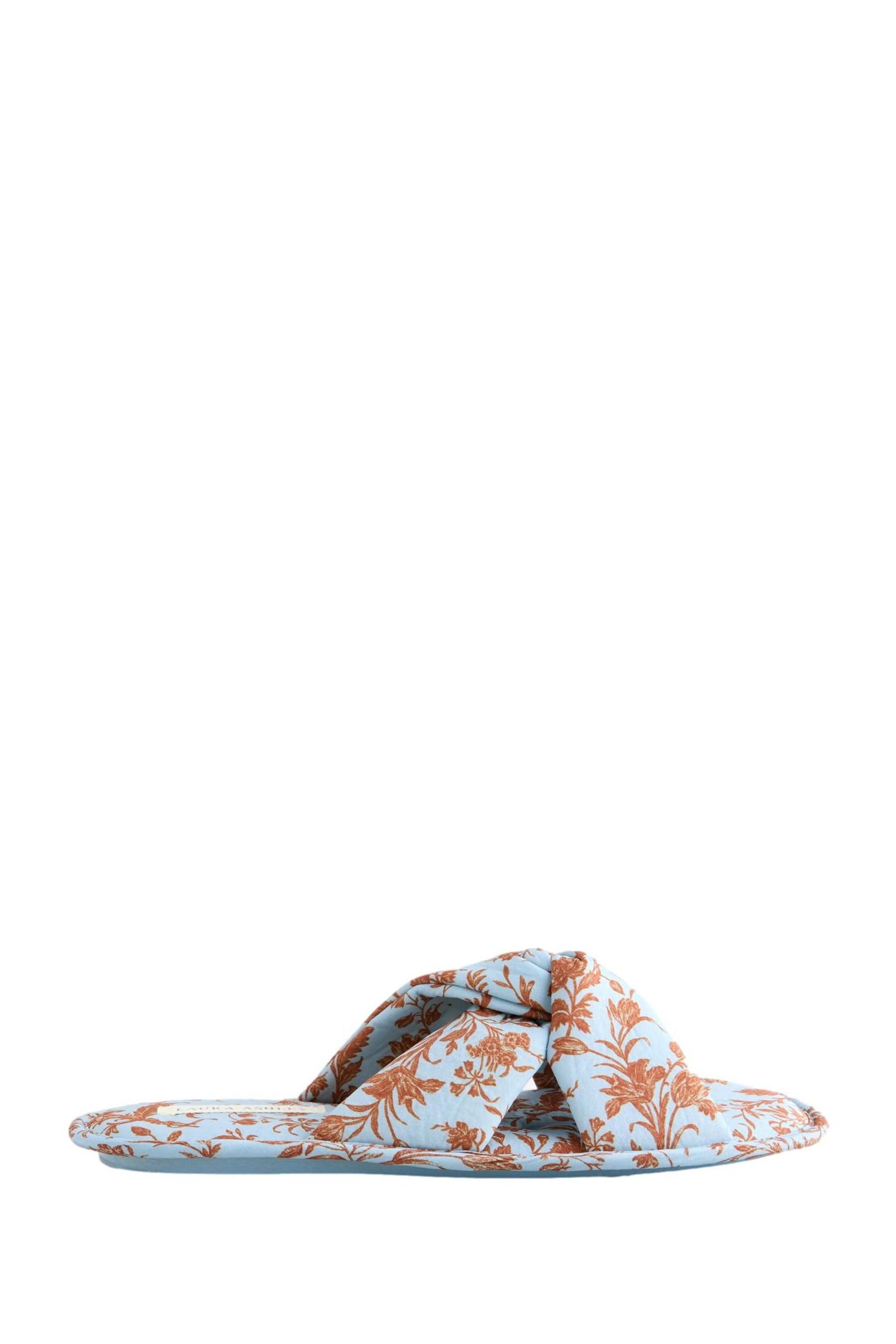 LAURA ASHLEY Laura Ashley zehenfreie Hausschuhe mit Lloyd-Print Hausschuh