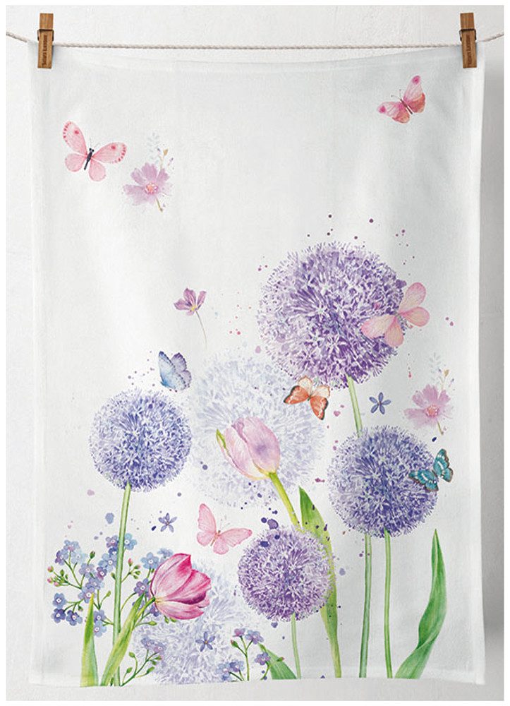 Ambiente® Geschirrtuch Flower beauty, (1-tlg., 1-teilig), günstig online kaufen