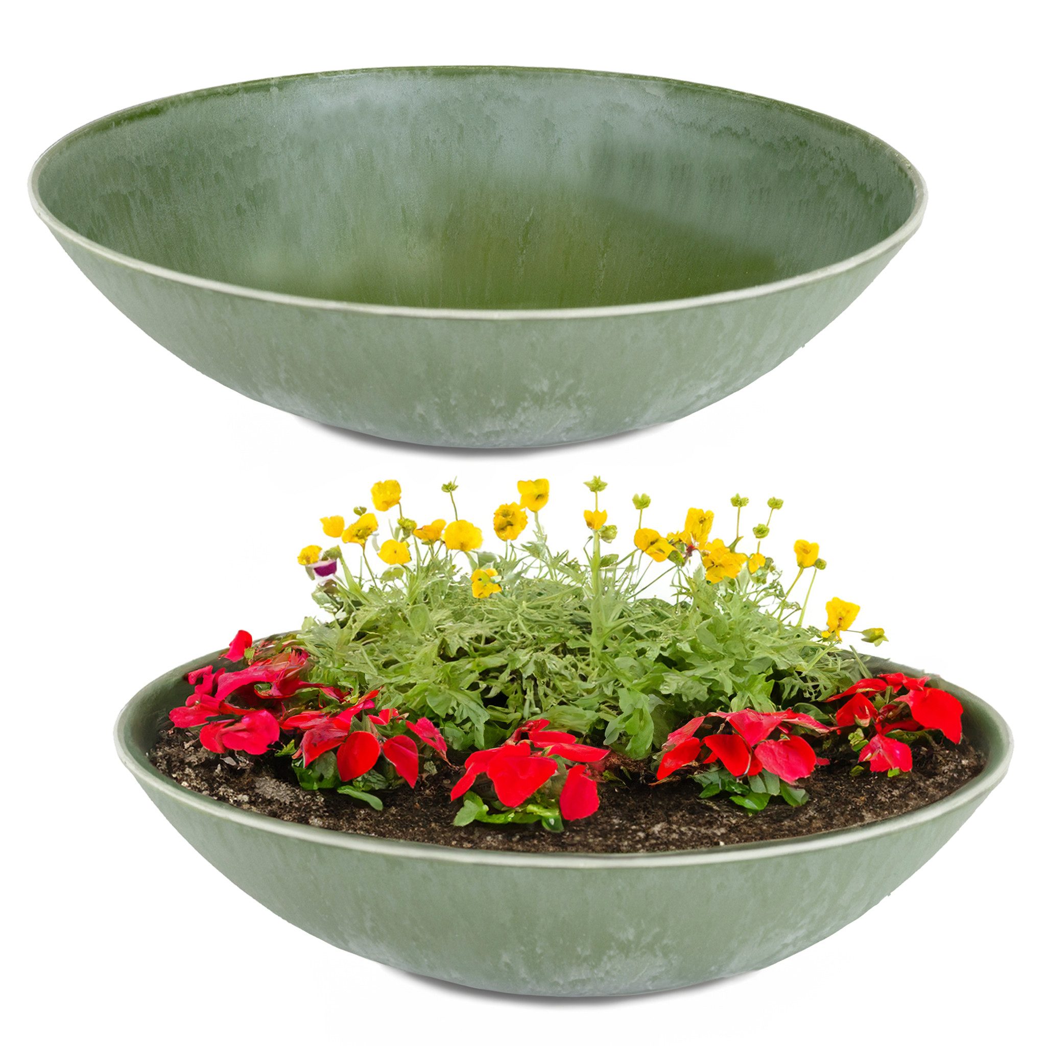 matches21 HOME & HOBBY Blumentopf Flache günstig online kaufen