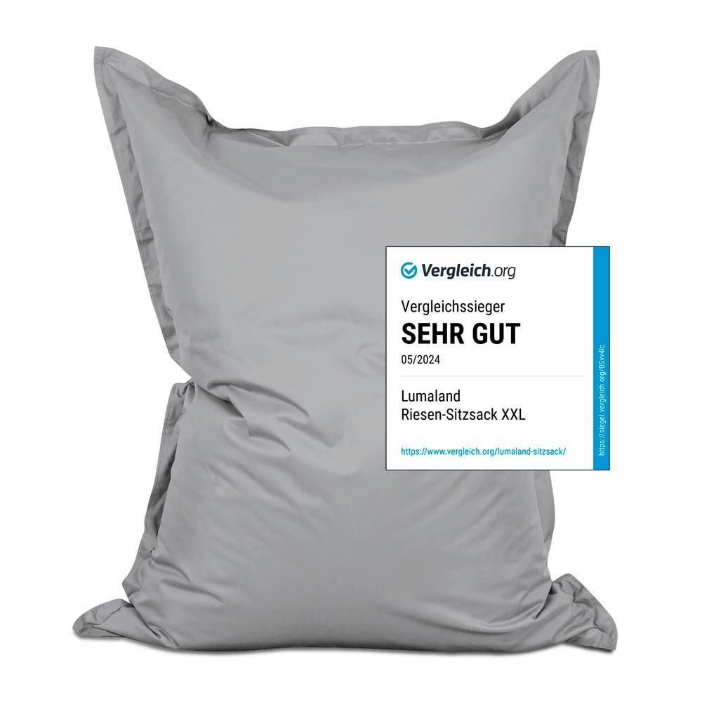 Lumaland Sitzsack XXL Bean Bag Riesen-Sitzkissen günstig online kaufen