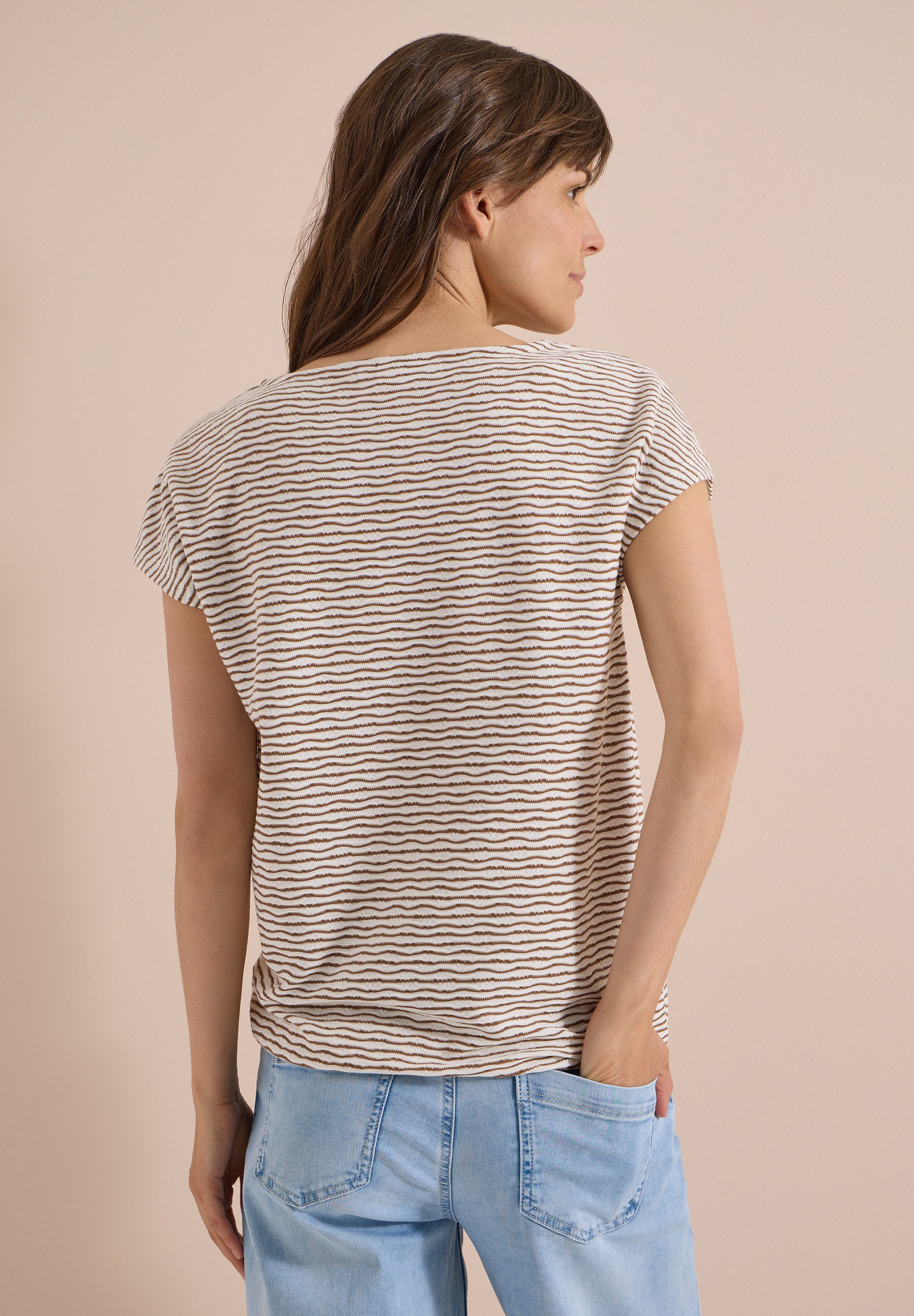 CECIL T-Shirt mit feinen Streifen – Bild 2 von 5