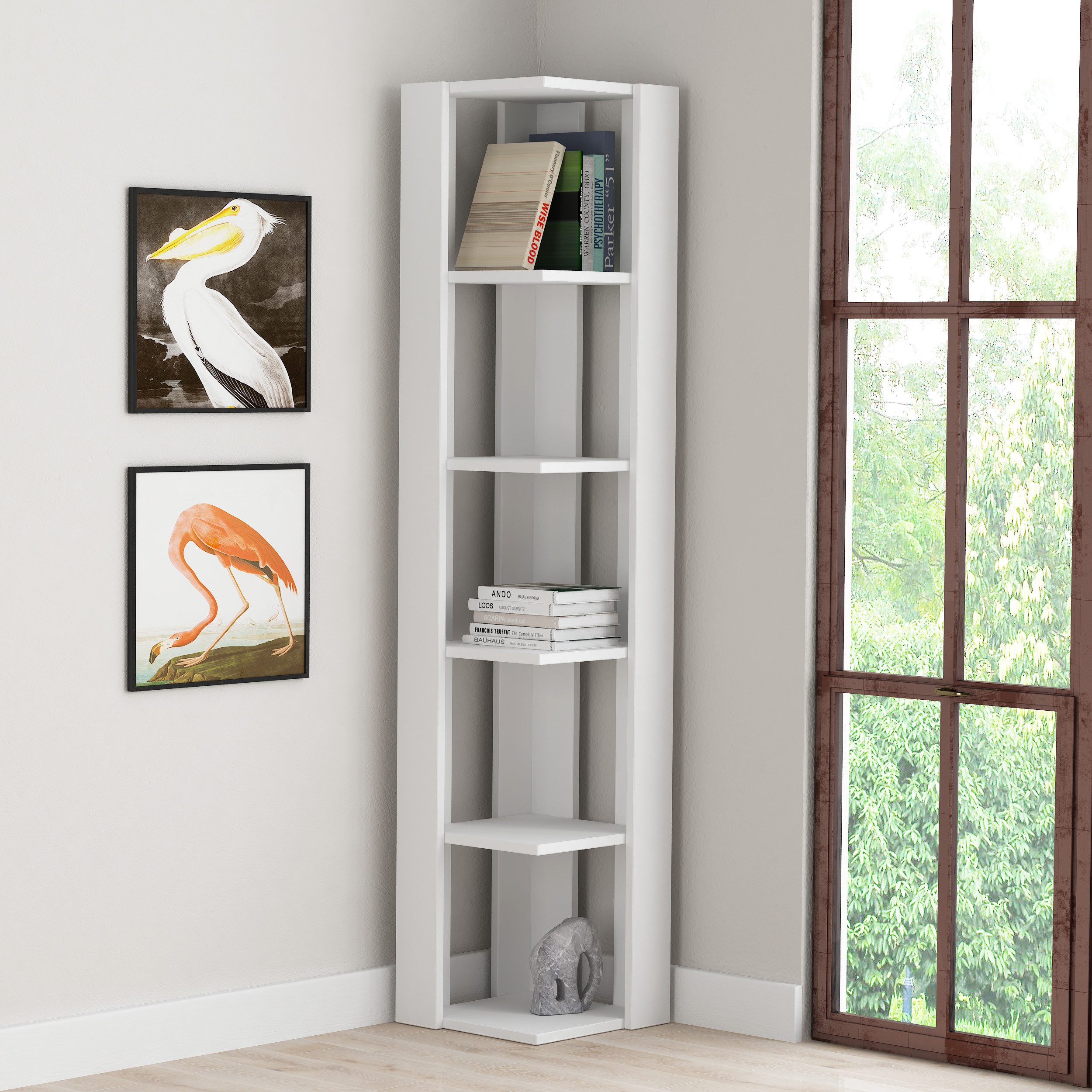 Decortie Eckregal Nati, Eck-Bücherregal, 34 x günstig online kaufen