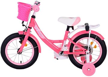 TPFSports Kinderfahrrad Volare Ashley 14 Zoll mit Rücktritt + Handbremse, 1 Gang, (Mädchen Fahrrad - Rutschfeste Sicherheitsgriffe), Kinder Fahrrad 14 Zoll mit Stützräder Laufrad Mädchen Kinderrad