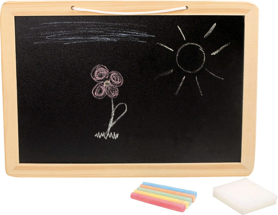 Small Foot Tafel Small Foot Kinder Tafel Bunte Holz inkl. Kreide und Schwamm