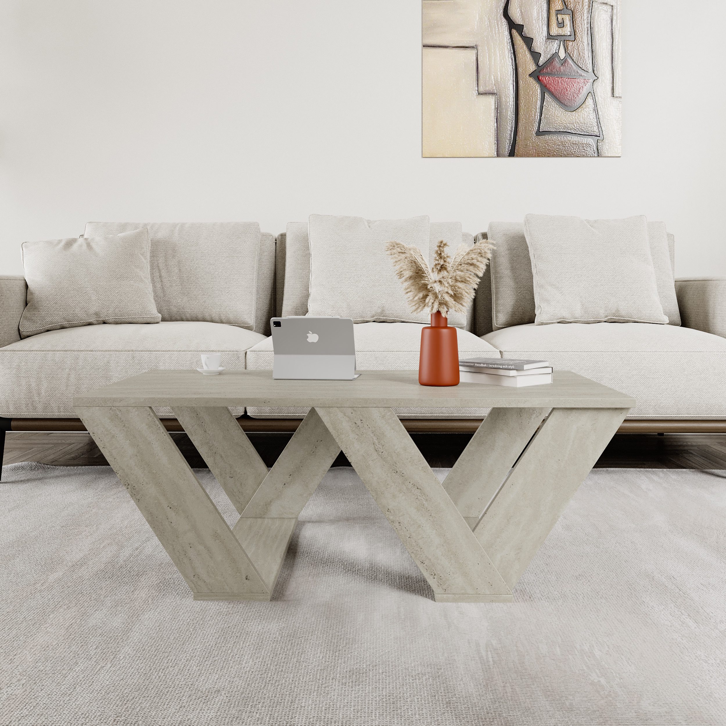 Decortie Couchtisch Pipra, Moderner Couchtisch, 110 günstig online kaufen