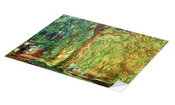 Posterlounge Wandfolie Claude Monet, Trauerweide, Wohnzimmer Malerei