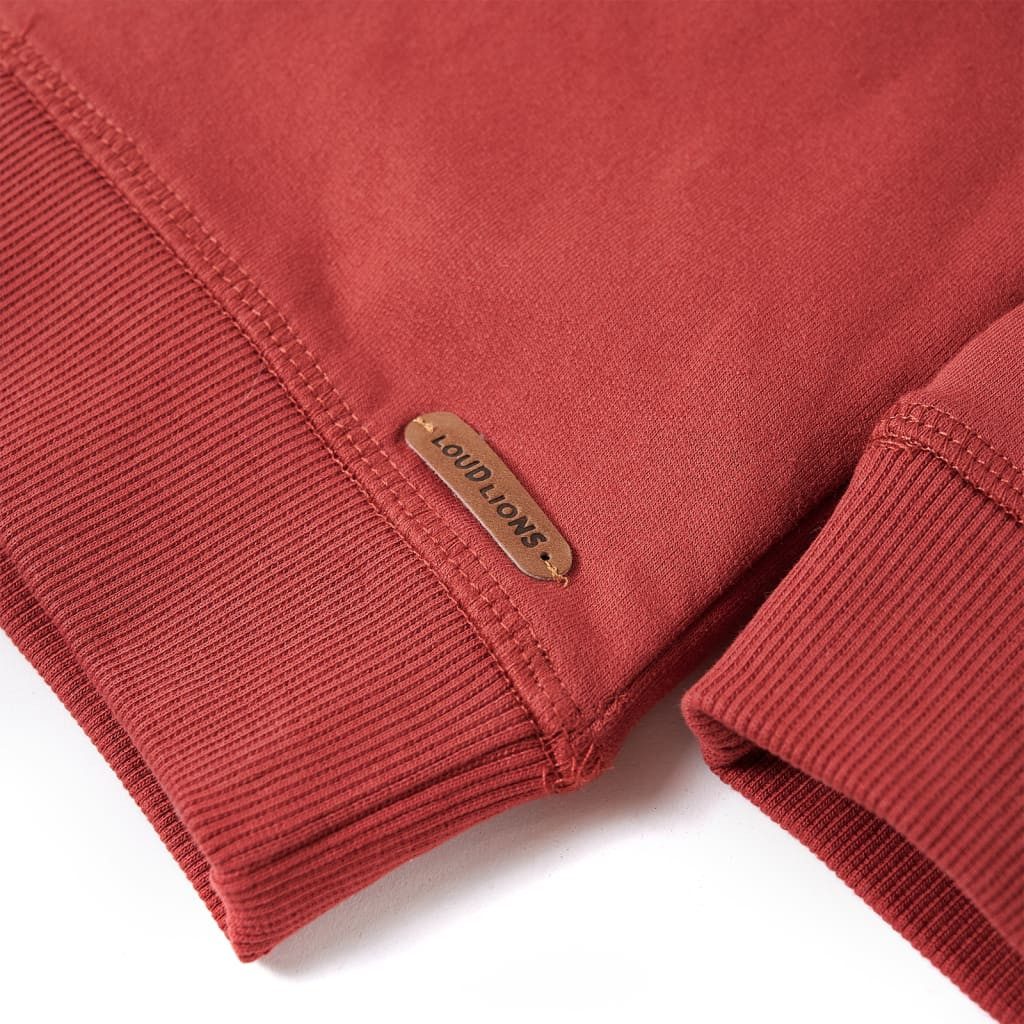 vidaXL Kapuzenpullover Kinder-Kapuzenpullover Dunkelrot 104
