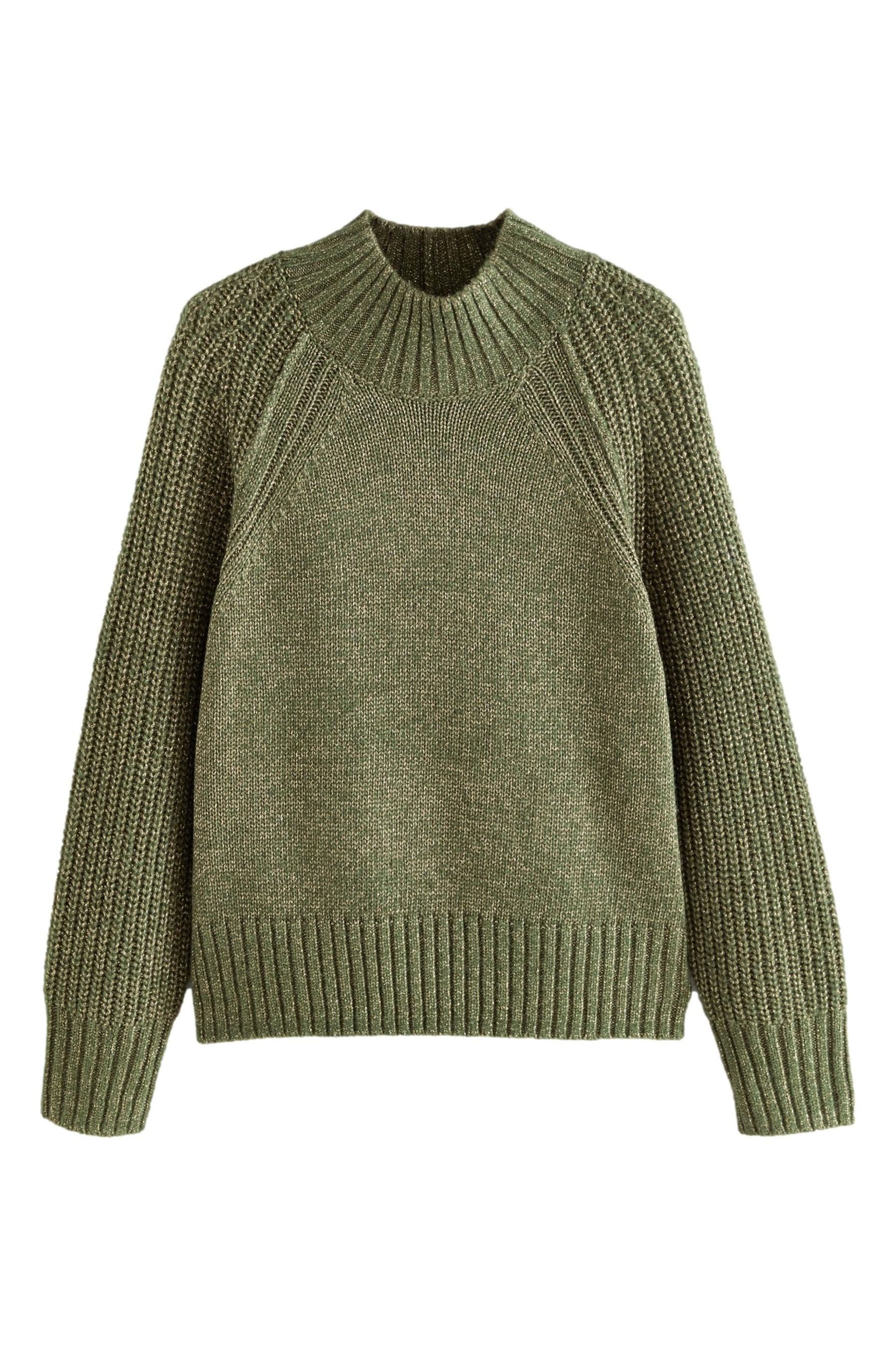 Next Stehkragenpullover Glitzernder Strickpullover mit Stehkragen (1-tlg) günstig online kaufen