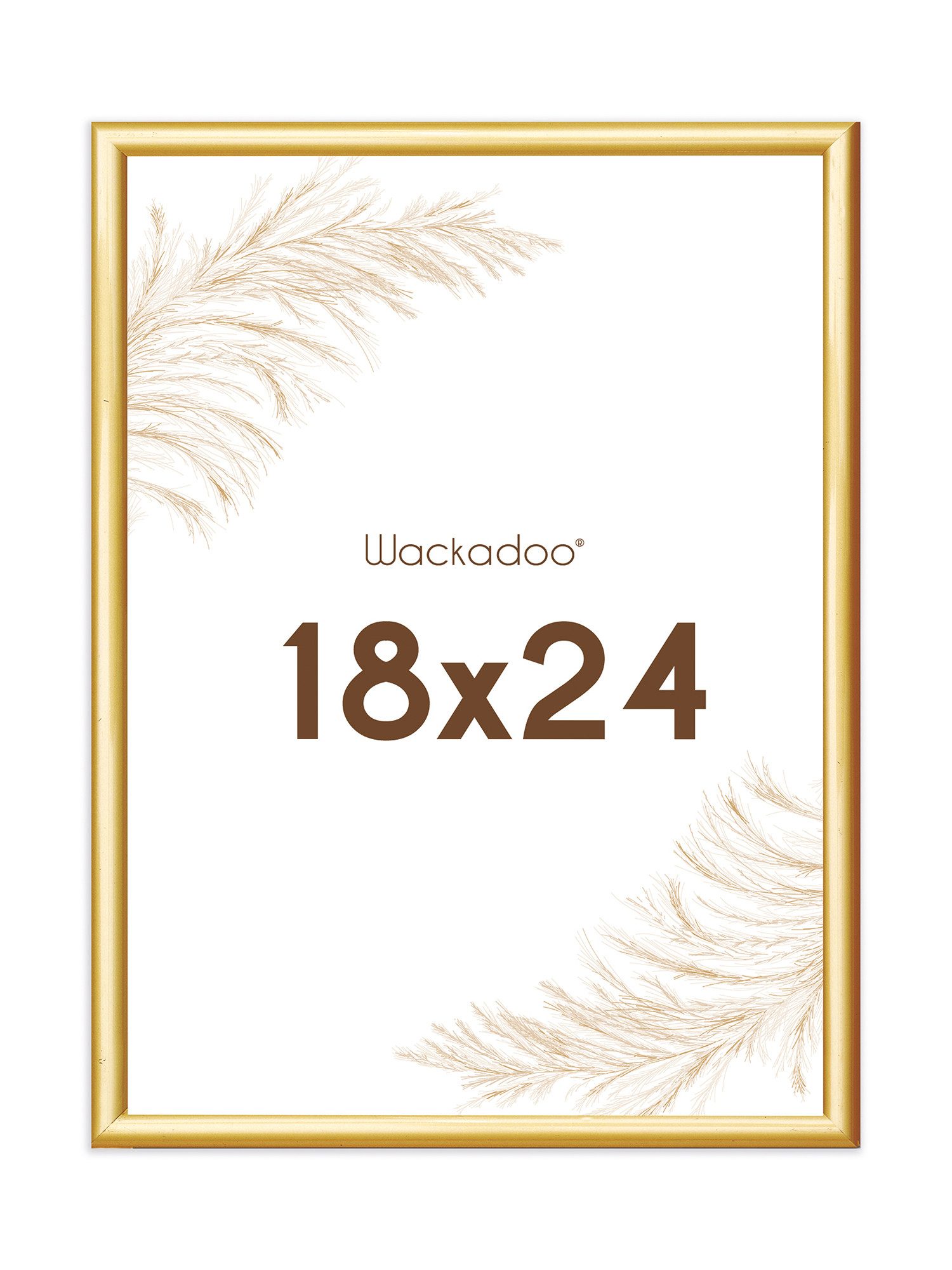 Wackadoo Living Einzelrahmen Bilderrahmen mit Glasscheibe für Einzelbilder günstig online kaufen