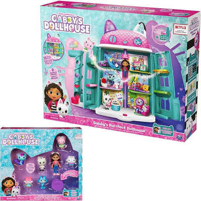 Spin Master Spielfigur 6060414 6060440 Gabby's Dollhouse 2er Set Purrfektes Puppenhaus