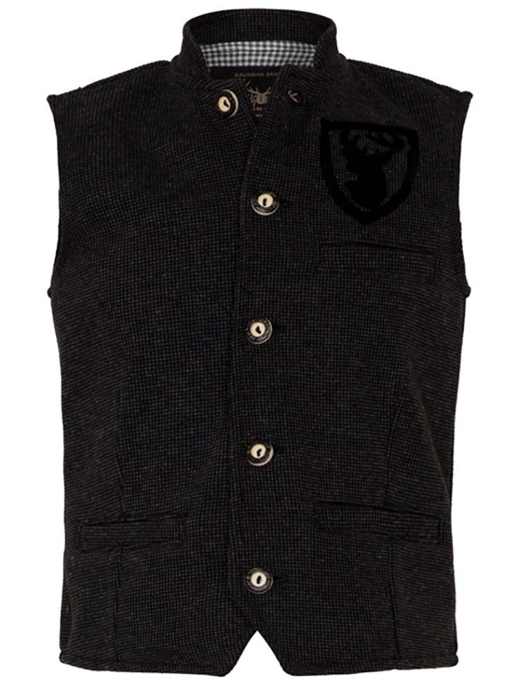 Hangowear Trachtenweste Trachtenweste Pascal Kinder anthrazit