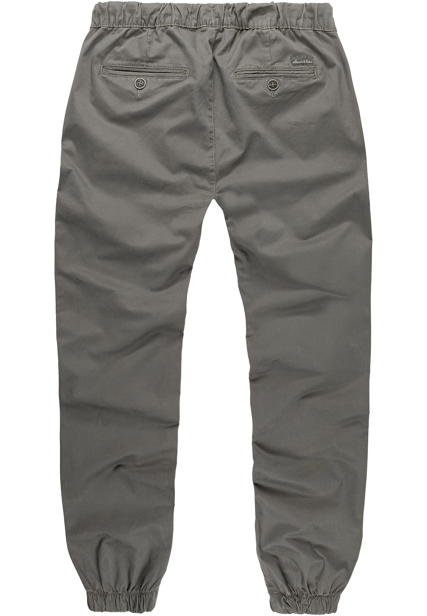 Amaci&Sons Chinohose NEW JERSEY Basic Jogger-Chino Herren Stretch Jogger Basic Chino Jeans Hose Cargo – Bild 5 von 5